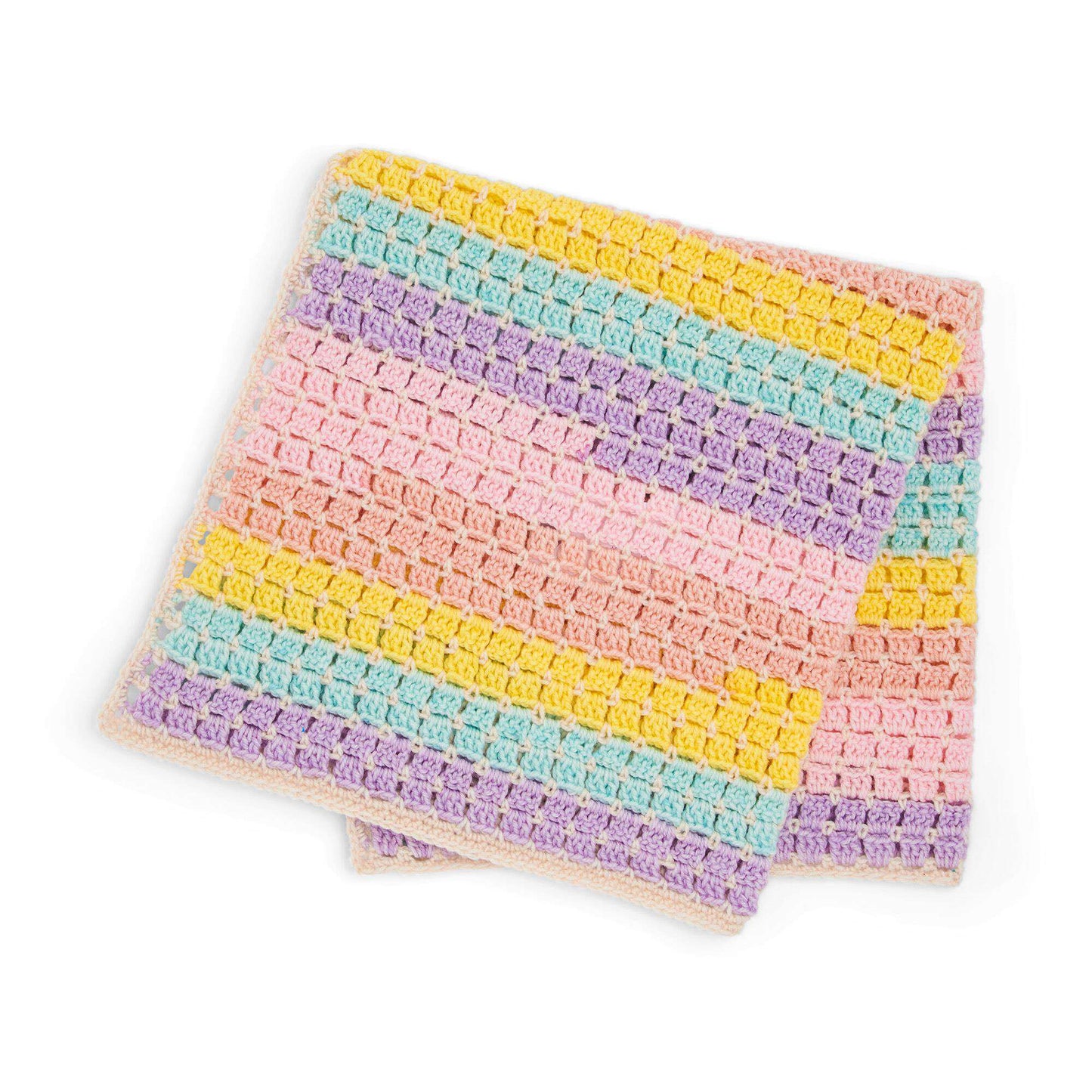 Caron Tiles For Miles Crochet Baby Blanket (Digital Download)