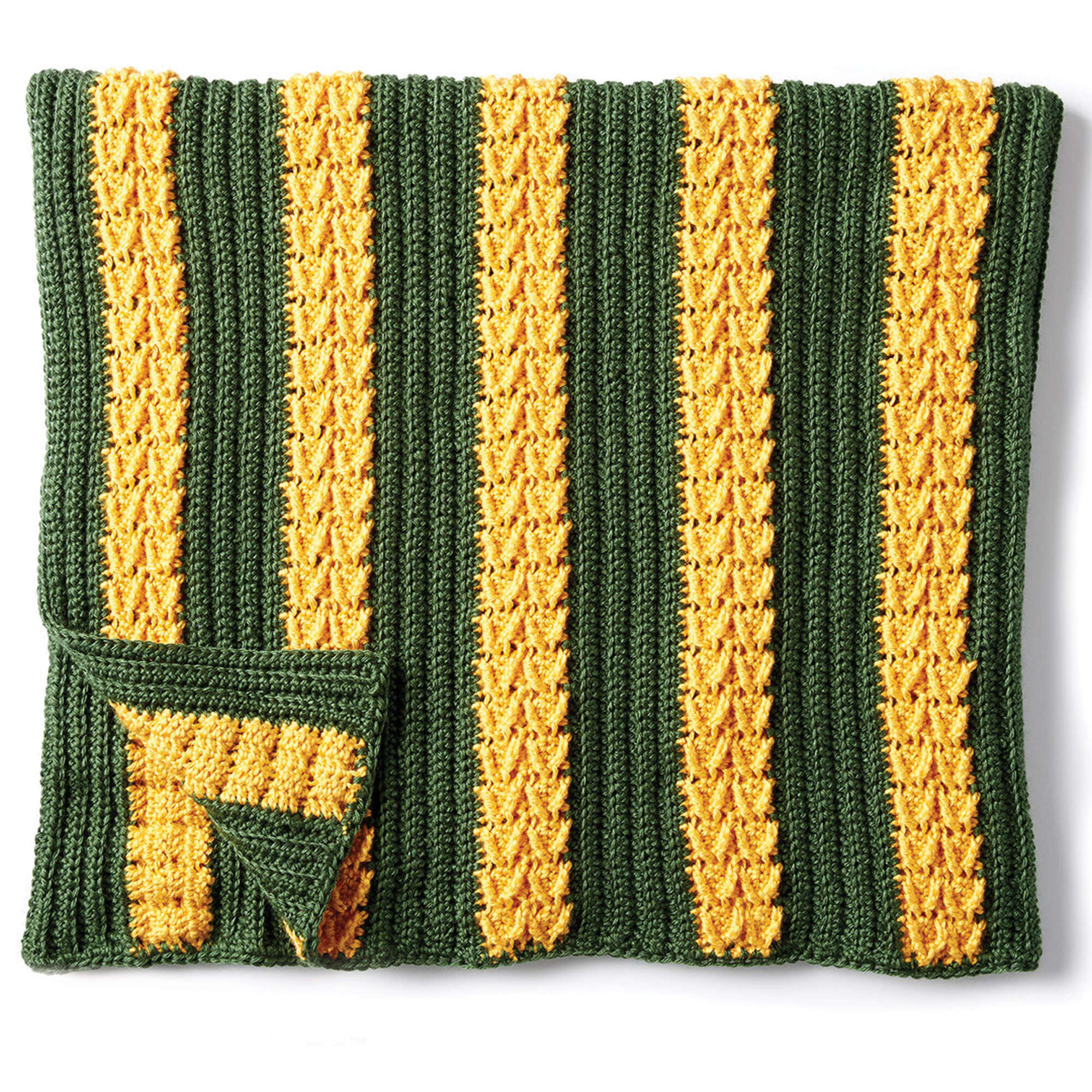 Caron School Colors Crochet Afghan (Digital Download)