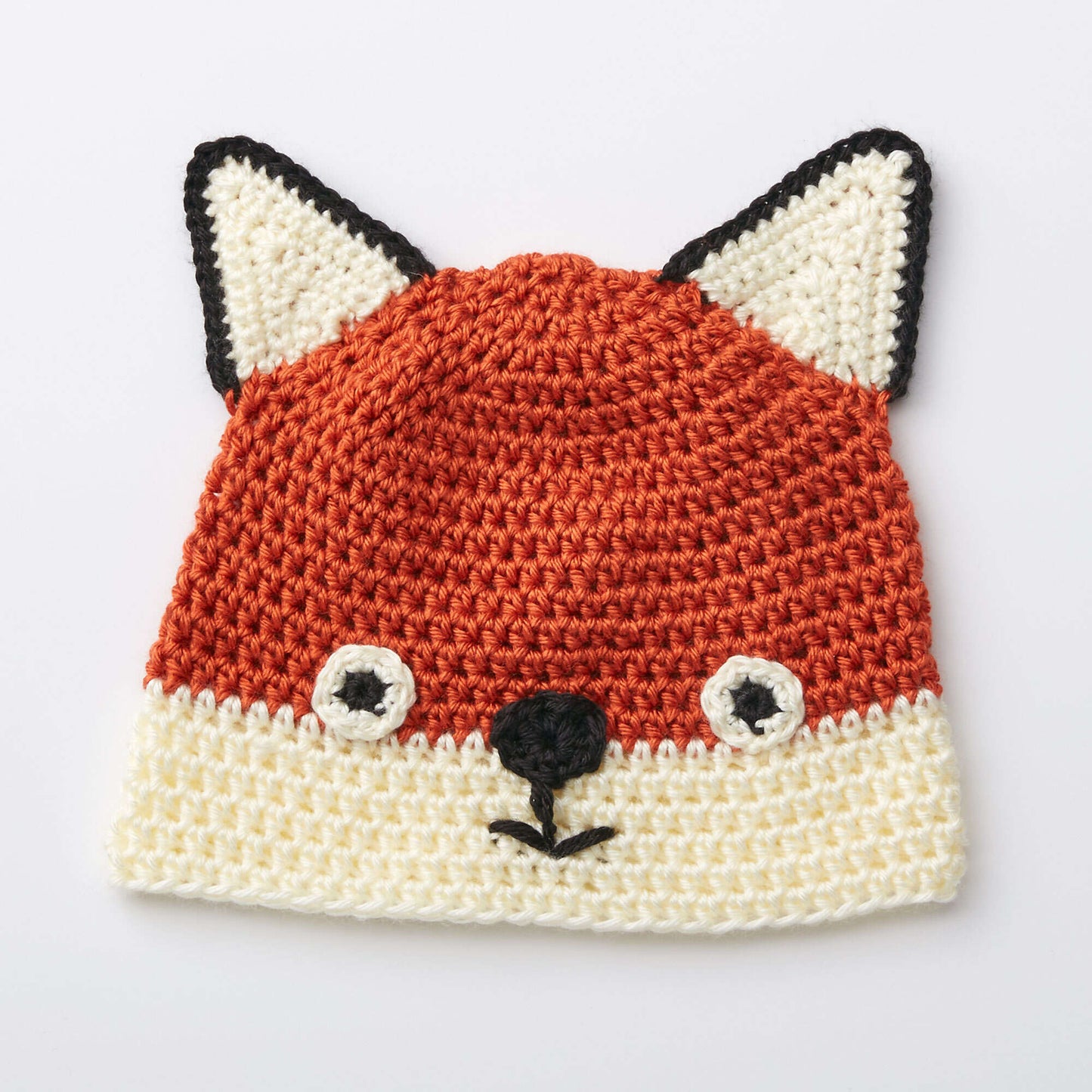 Caron Crochet Fox Hat (Digital Download)