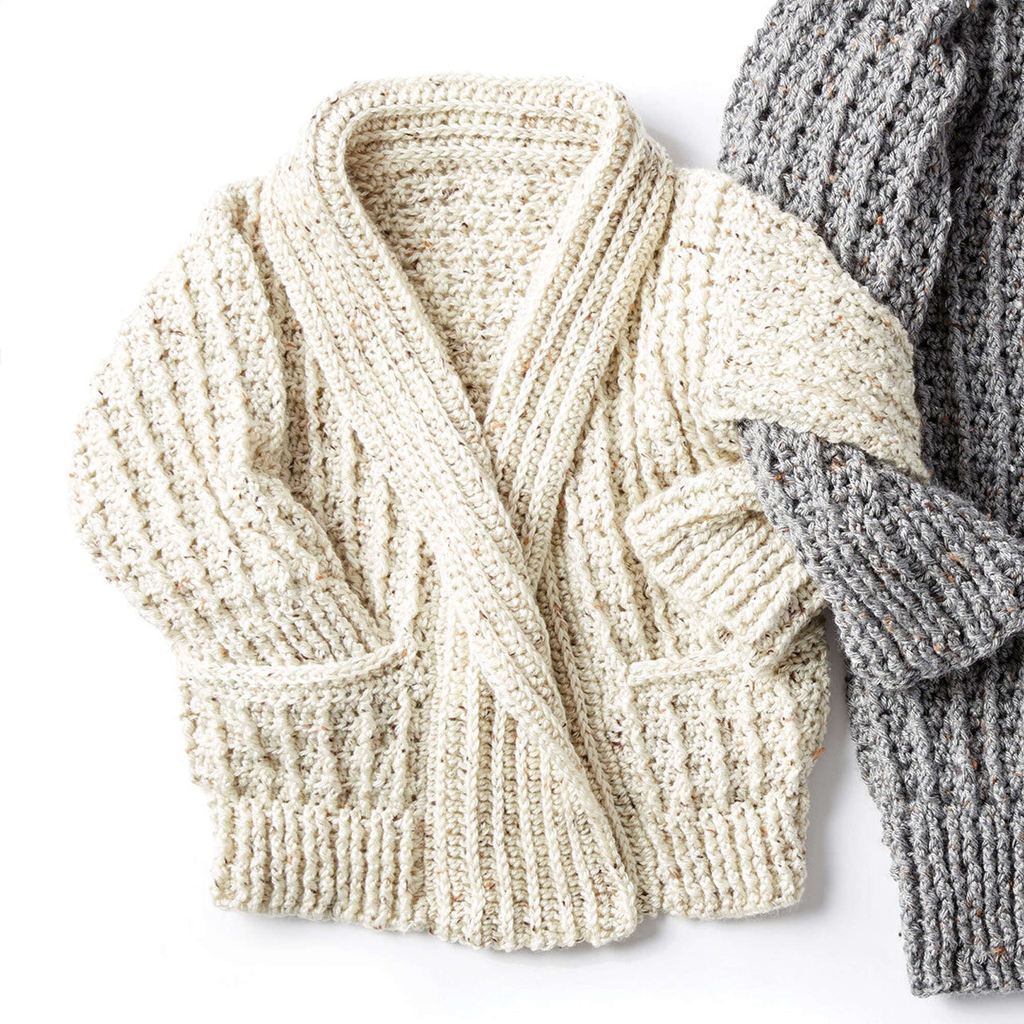 Caron Crochet Chill Time Child's Cardigan (Digital Download)