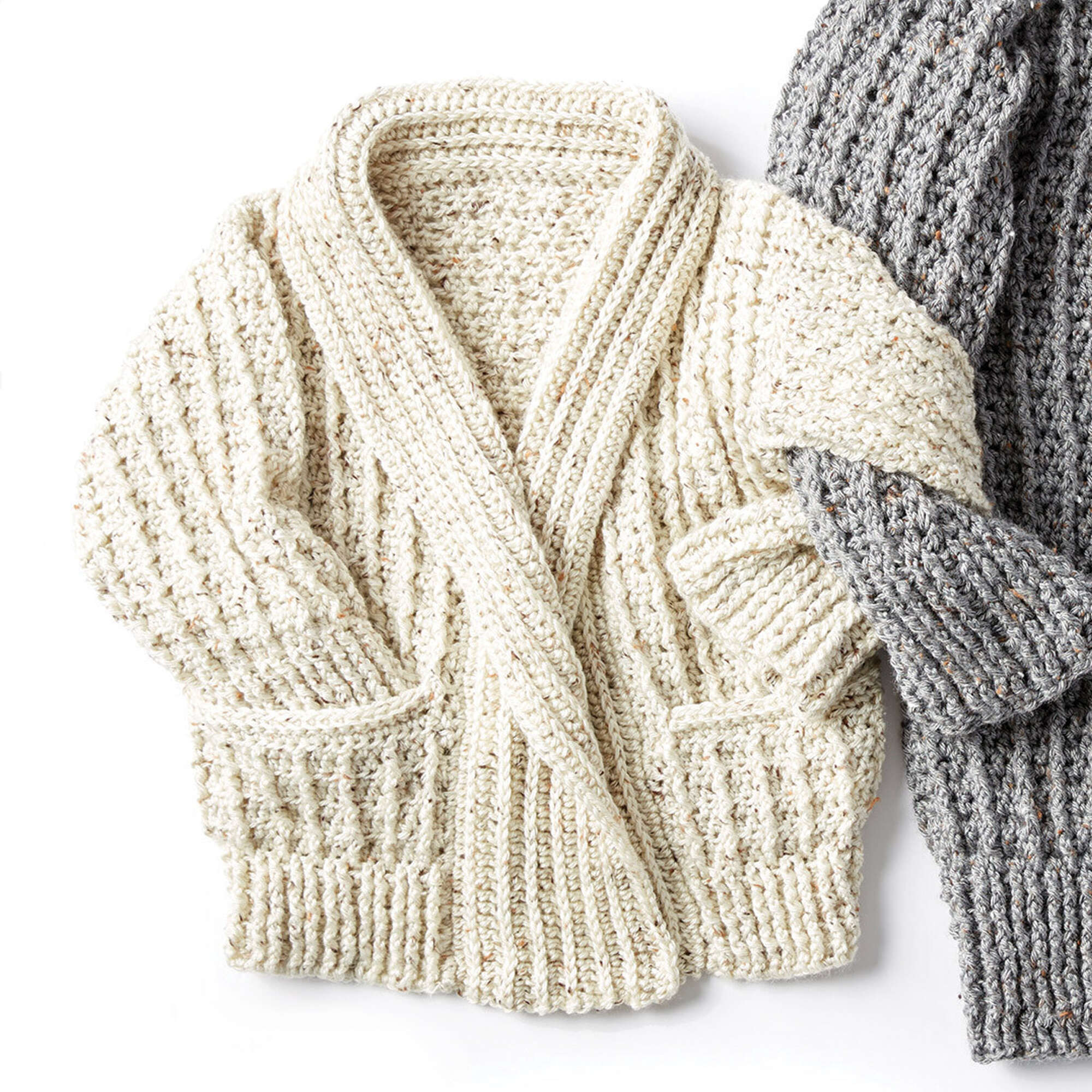 Caron Crochet Chill Time Child's Cardigan (Digital Download)