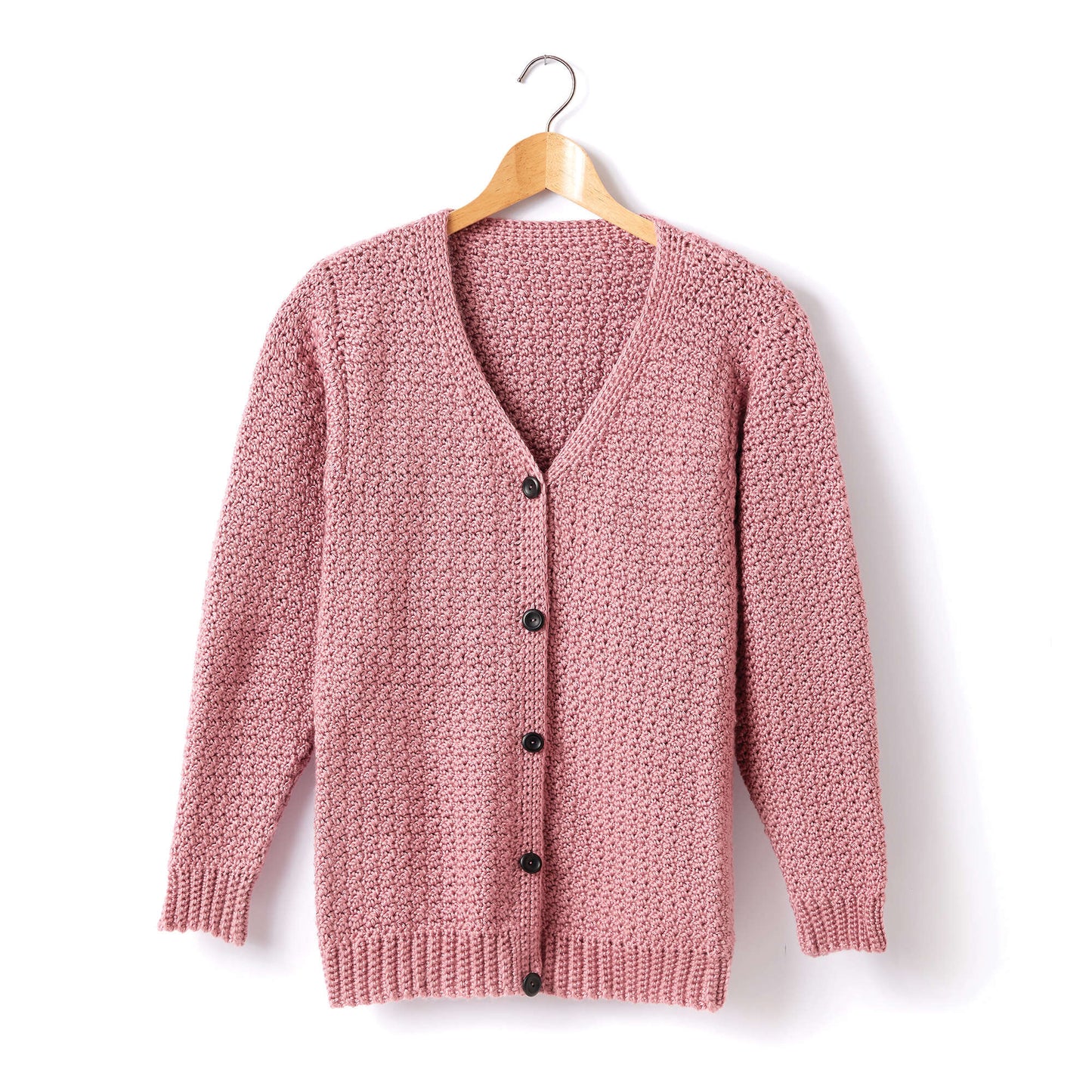 Caron Child's Crochet V-Neck Cardigan (Digital Download)