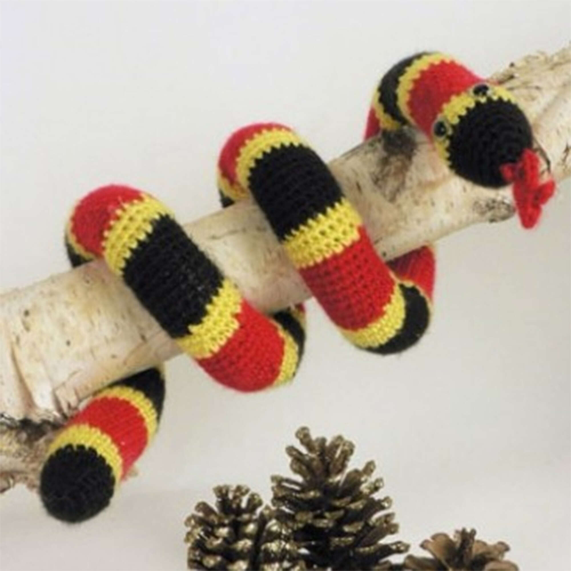Caron Crochet Coral Snake Toy (Digital Download)