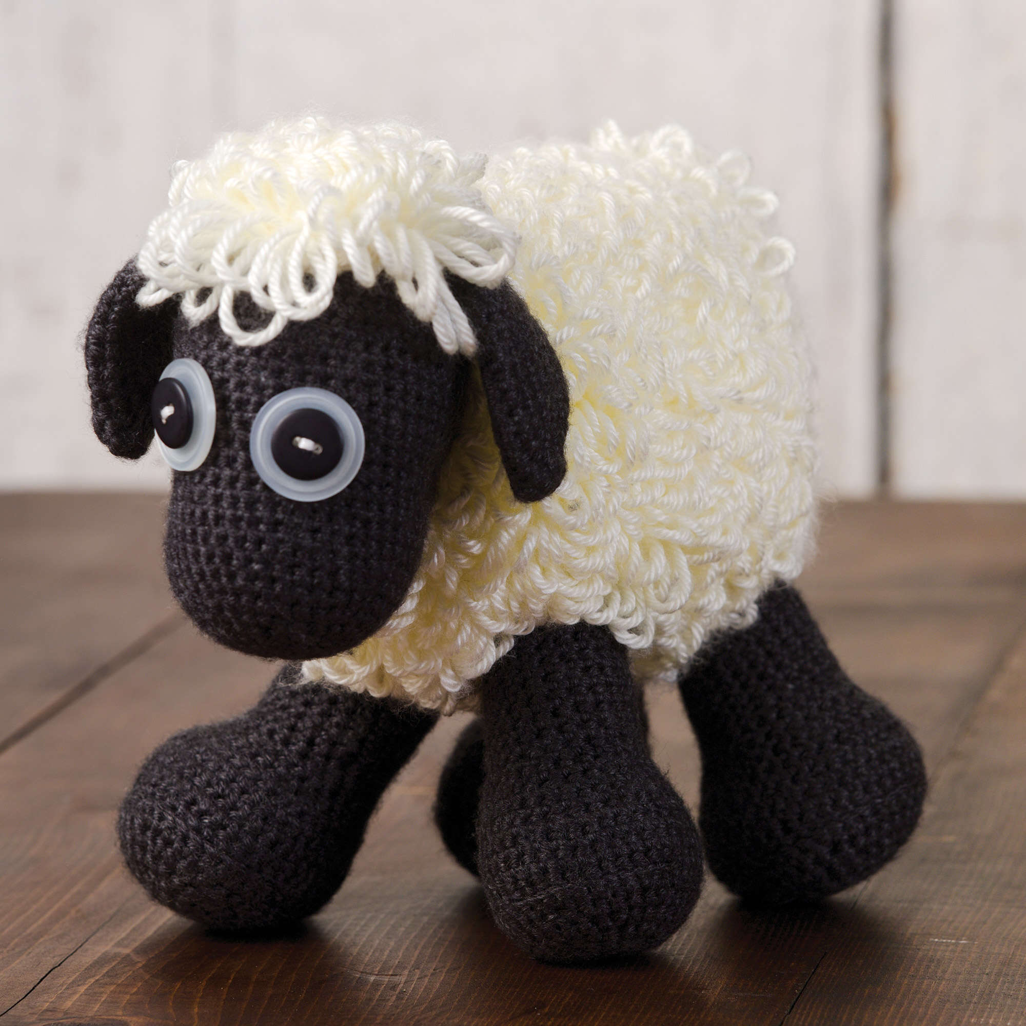 Caron Crochet Sheep Toy
