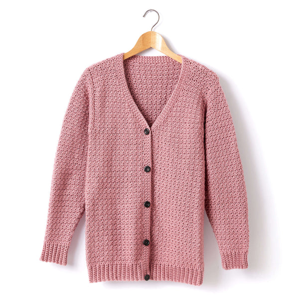Adult Crochet V-Neck Cardigan (Digital Download)