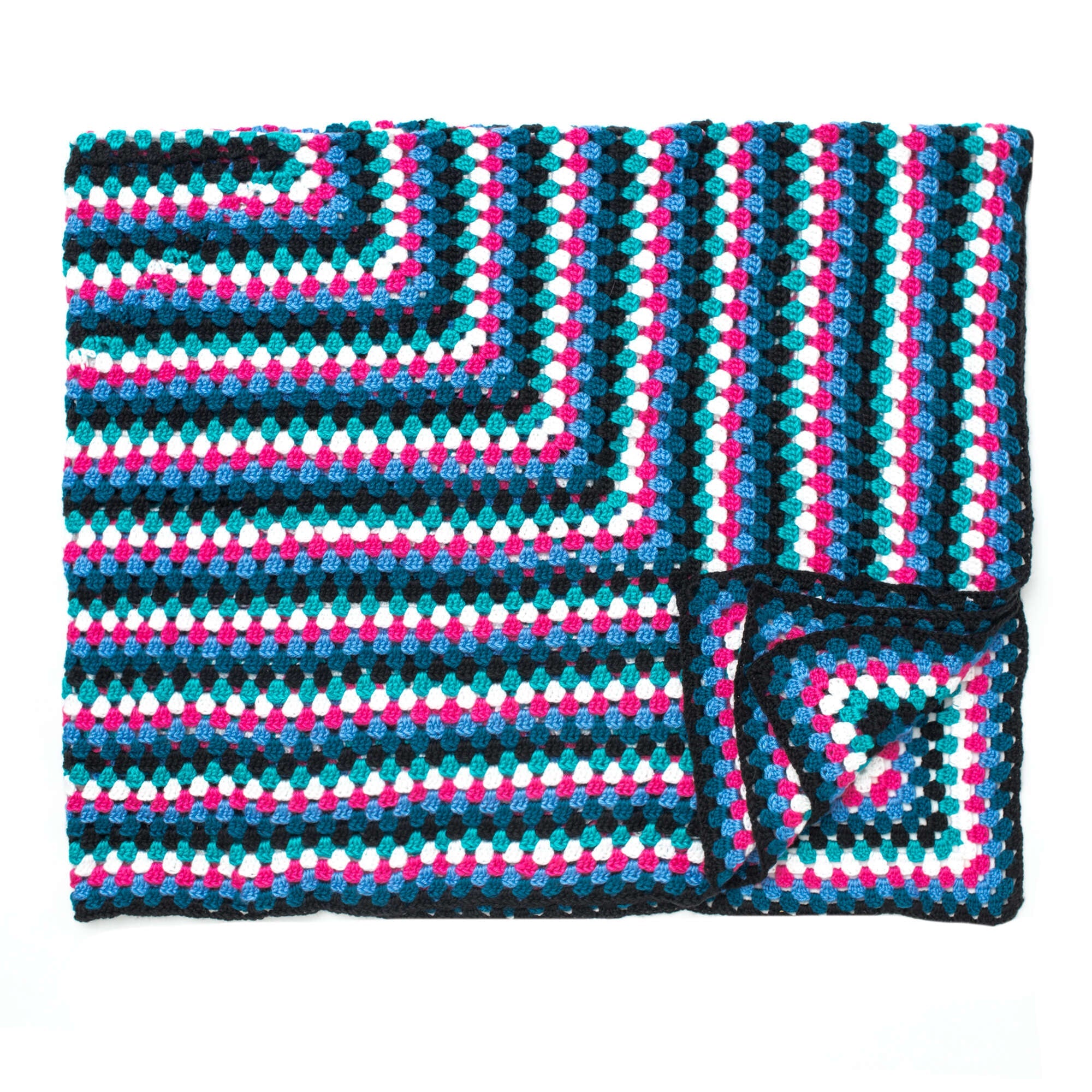 Caron Granny Goes Bright Crochet Blanket (Digital Download)