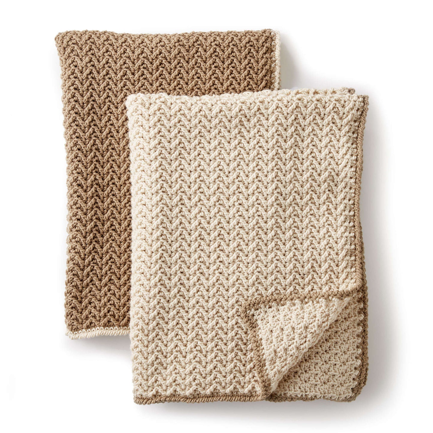 Caron Crochet Texture Lap Blanket (Digital Download)