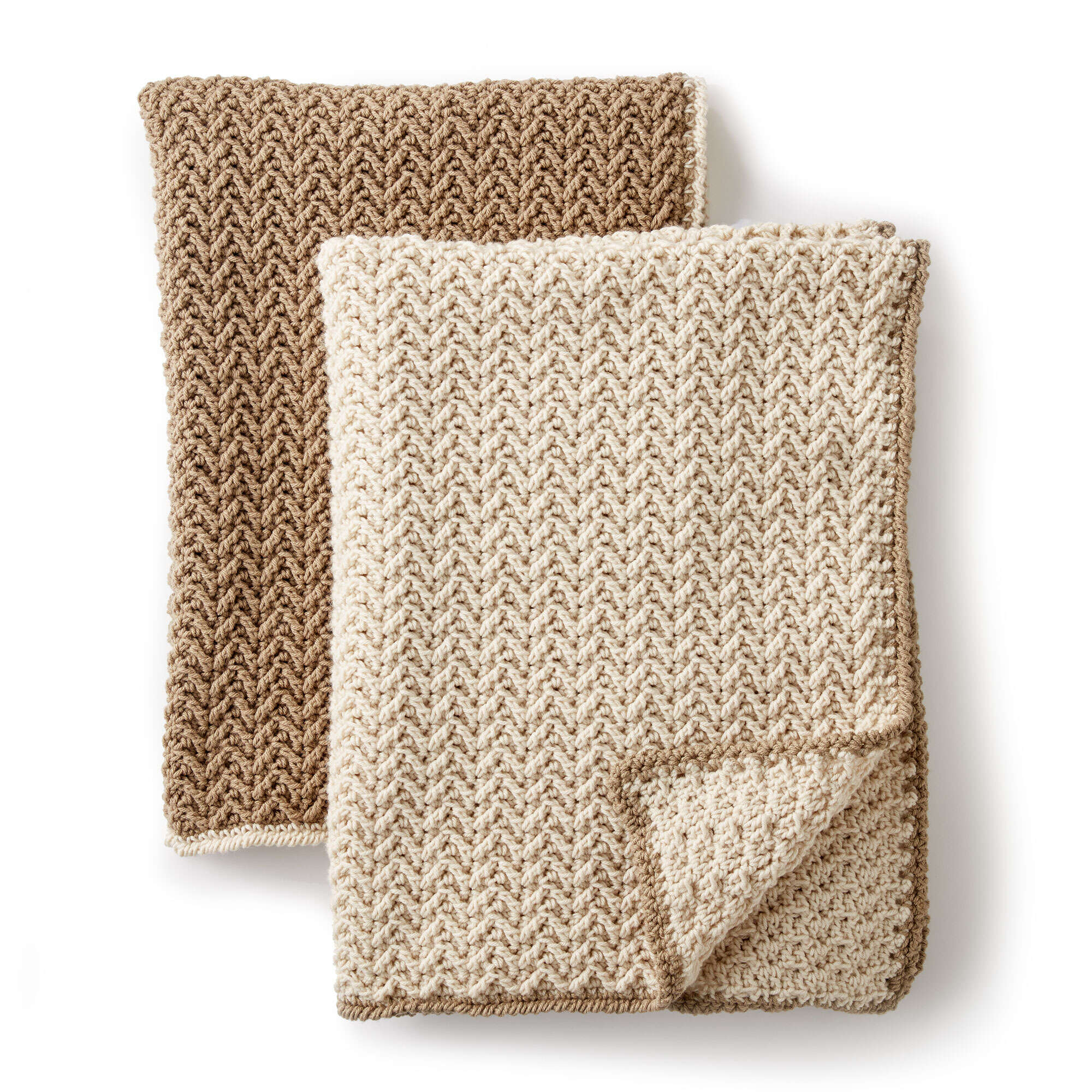 Caron Crochet Texture Lap Blanket (Digital Download)