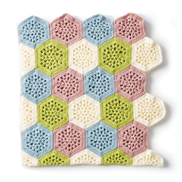 Crochet Hexagon Afghan (Digital Download)