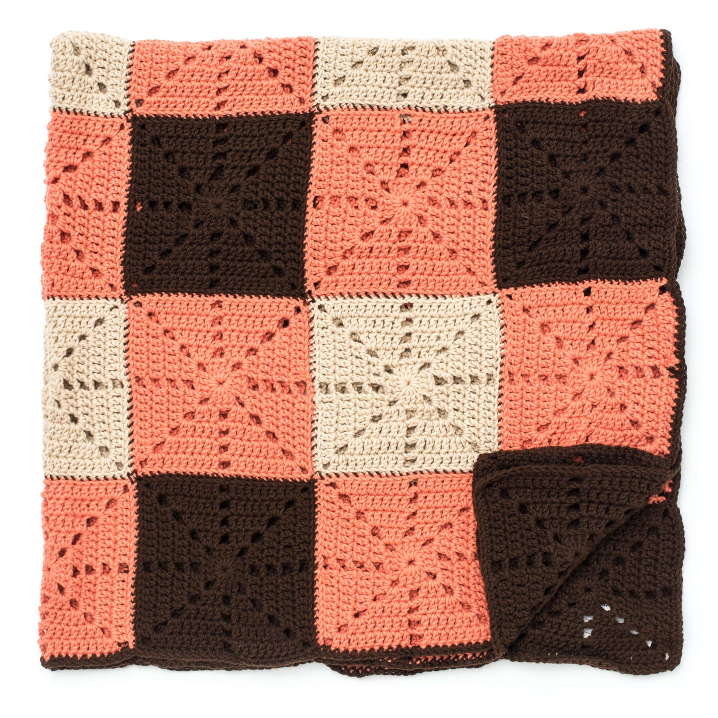 Caron Square Dance Crochet Blanket (Digital Download)