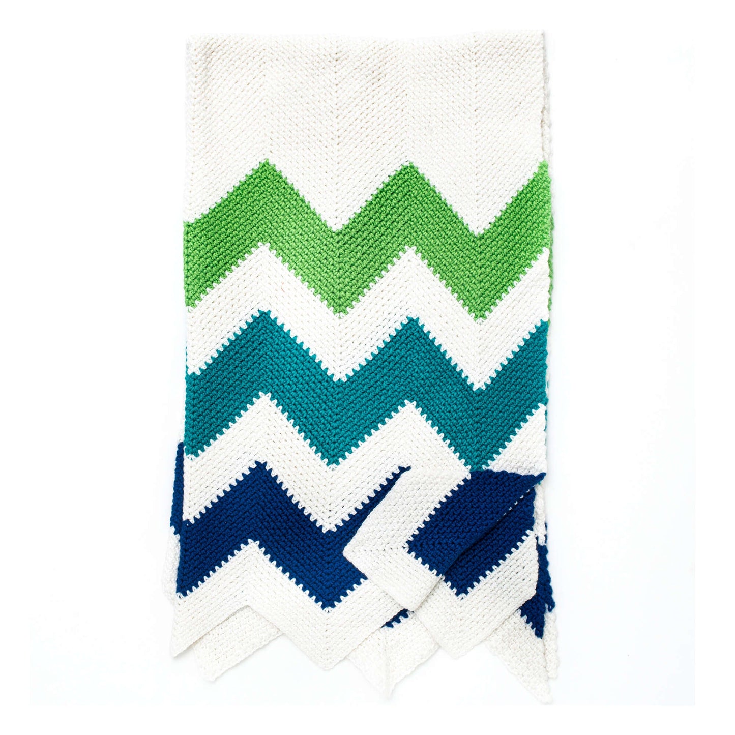 Caron Zig-Zag Crochet Blanket (Digital Download)