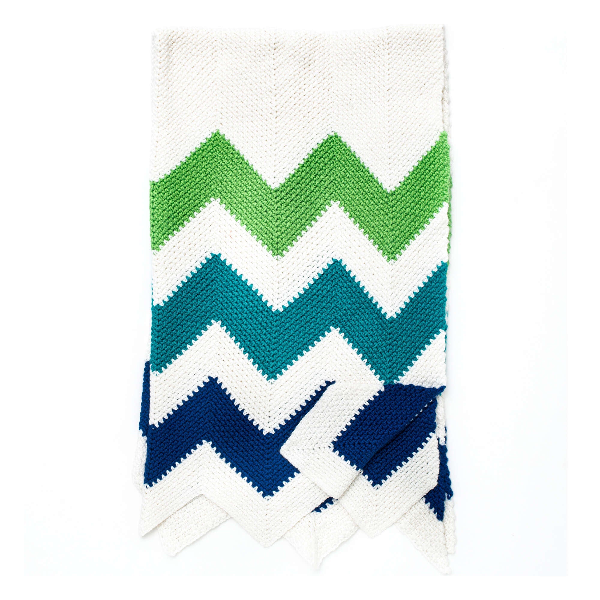 Caron Zig-Zag Crochet Blanket (Digital Download)
