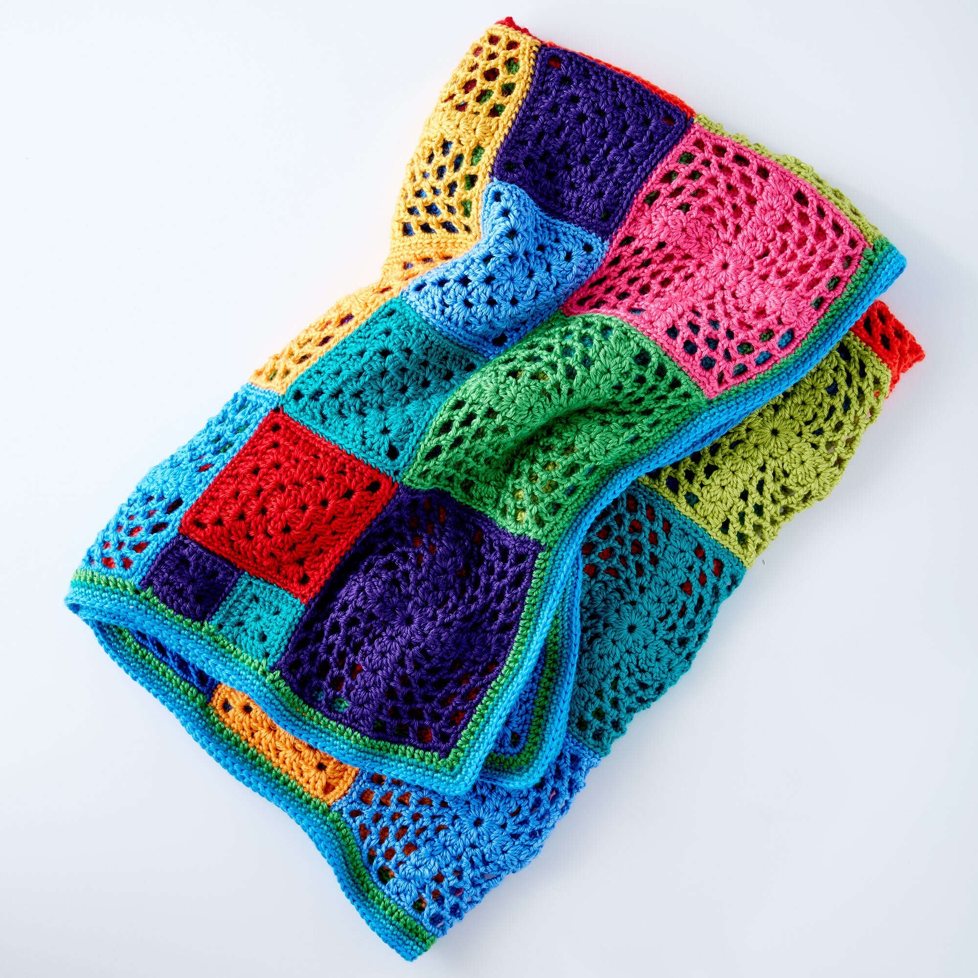 Caron Crochet 100 Motif Afghan (Digital Download)