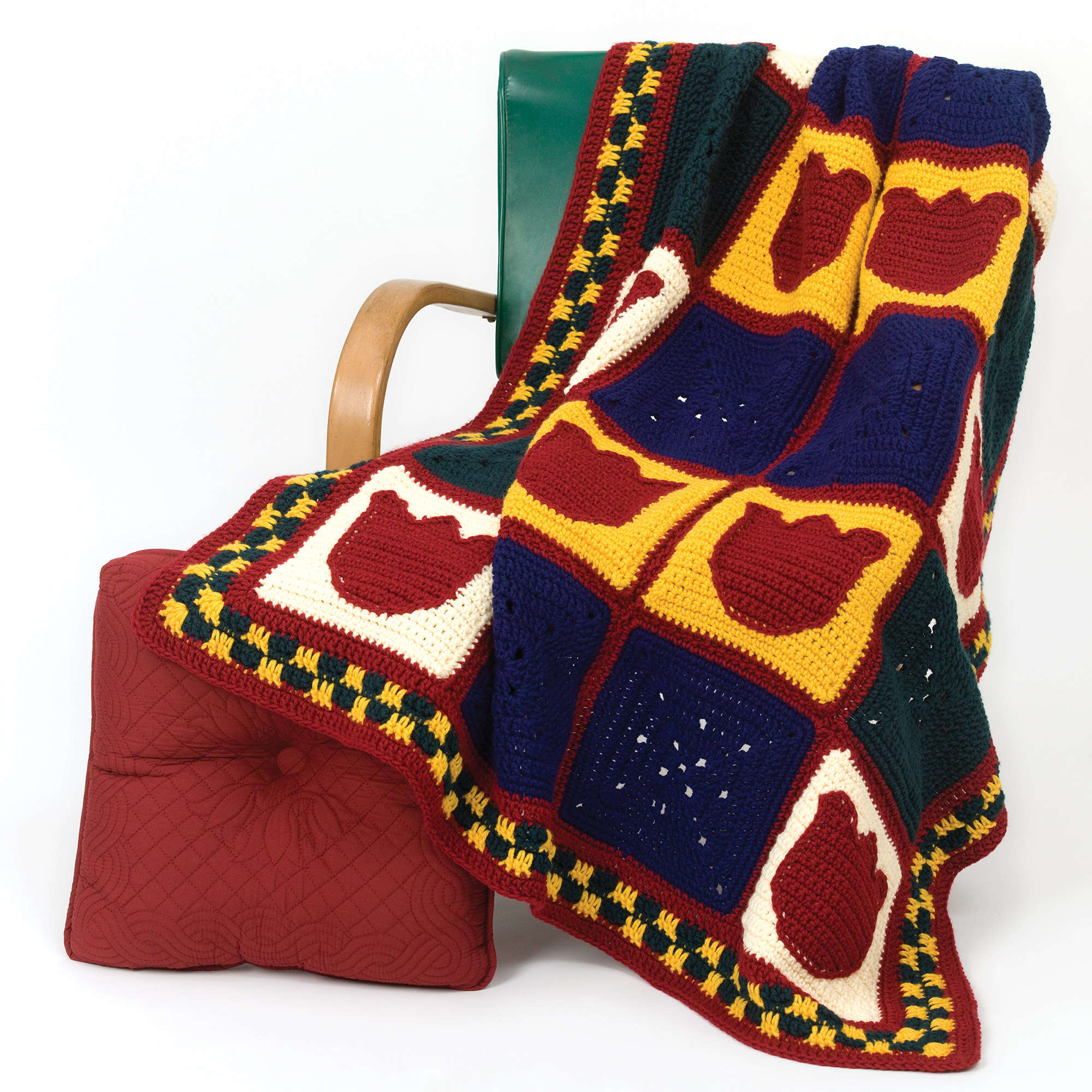 Caron Crochet Pennsylvania Dutch Throw (Digital Download)