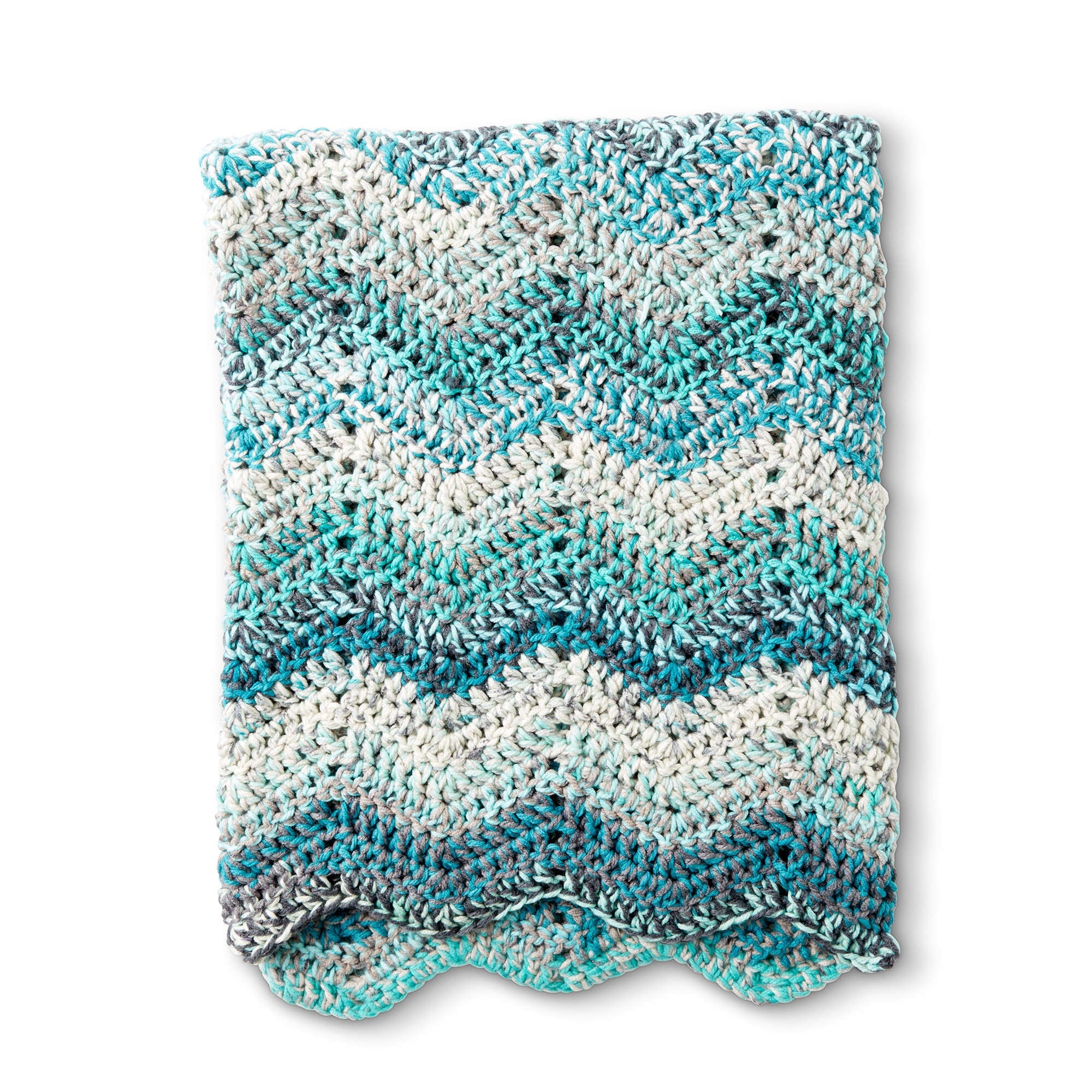 Caron Wave Hello Crochet Blanket (Digital Download)