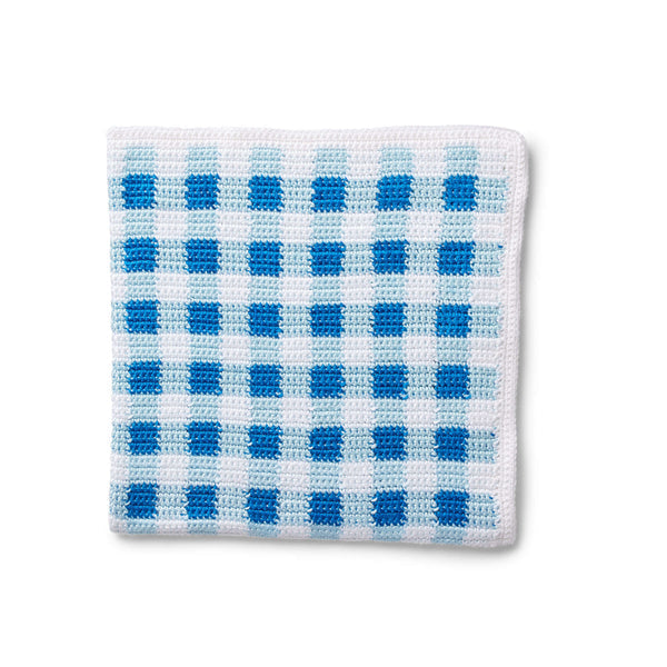 Gingham Crochet Picnic Blanket (Digital Download)
