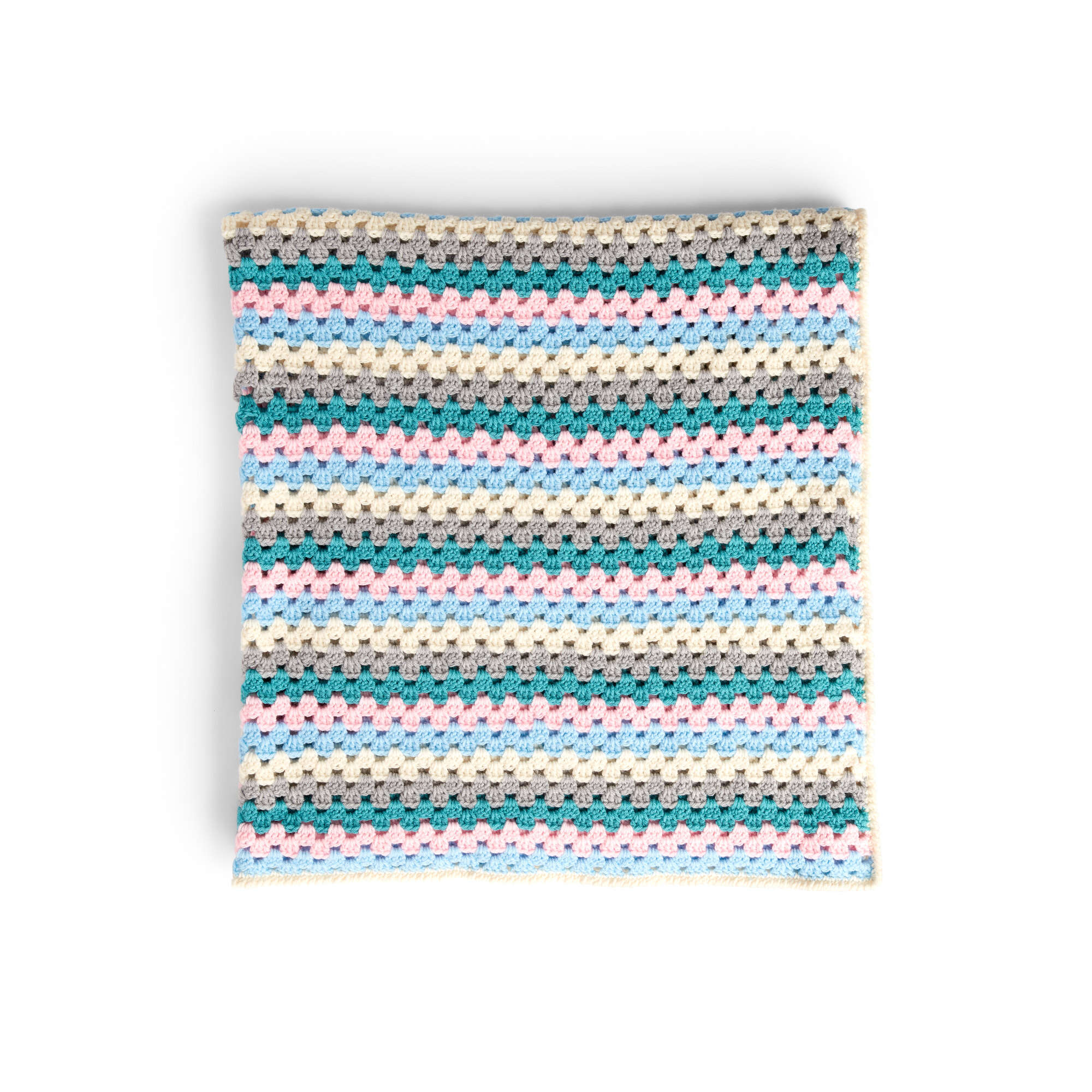 Caron Granny Stripes Crochet Blanket (Digital Download)