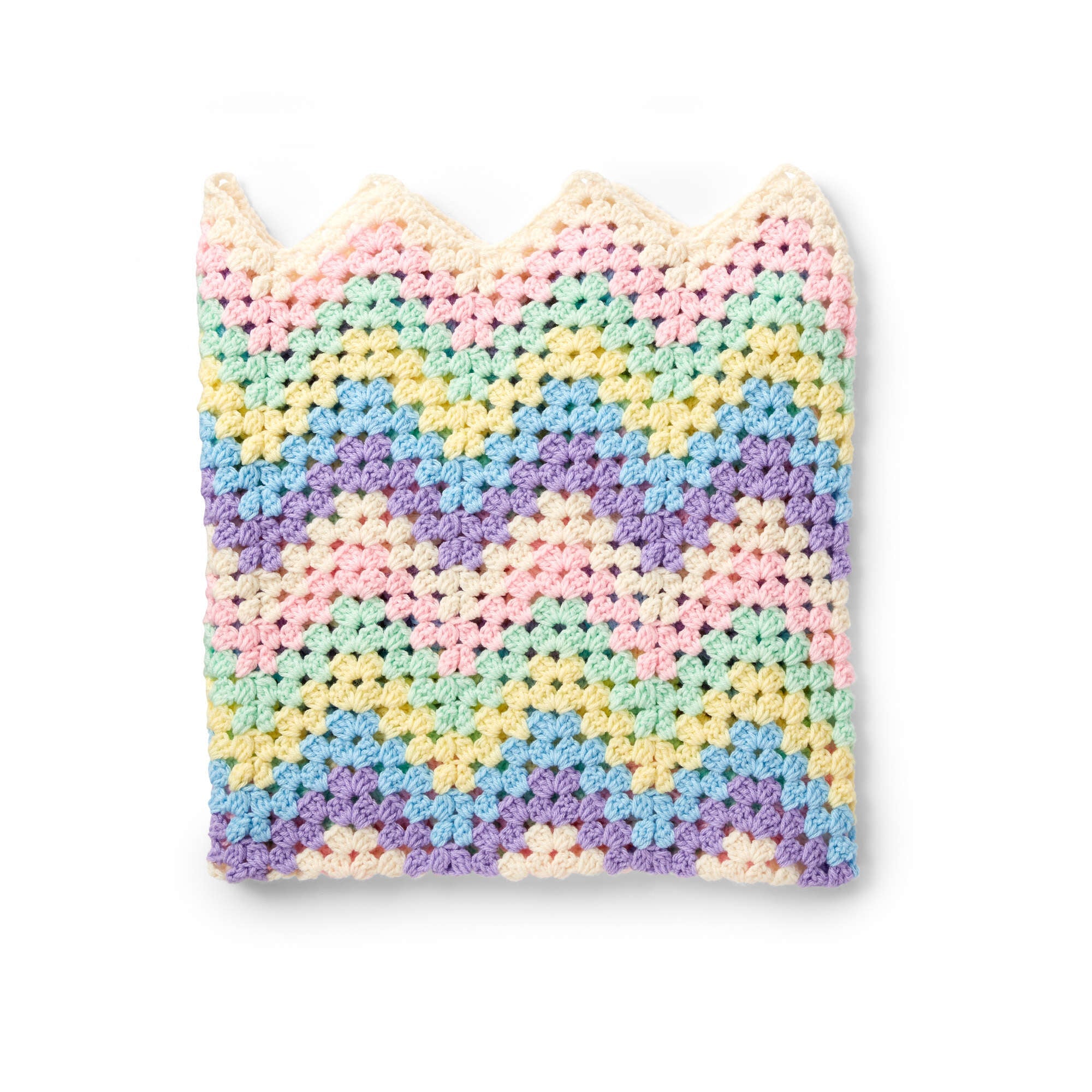 Caron Rainbow Crochet Blanket (Digital Download)