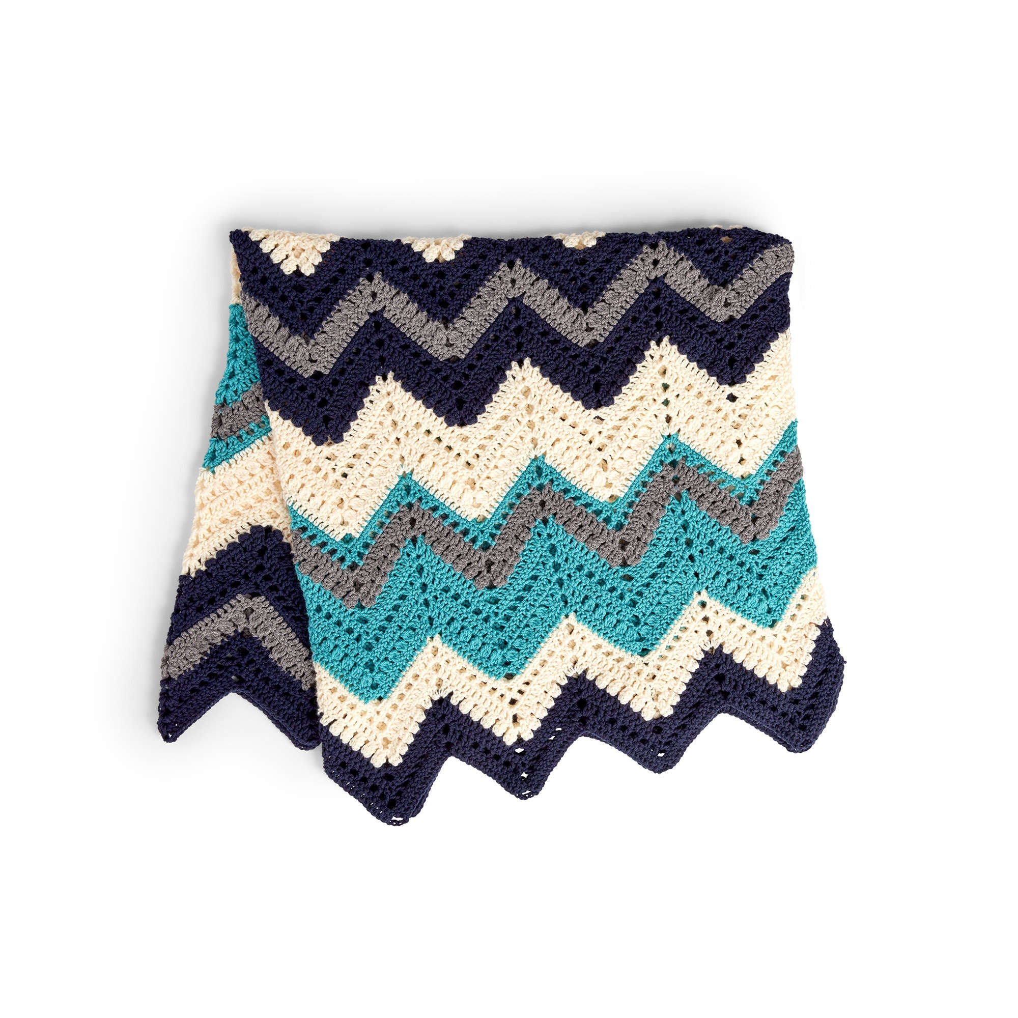 Caron Crochet Chevron Blanket (Digital Download)