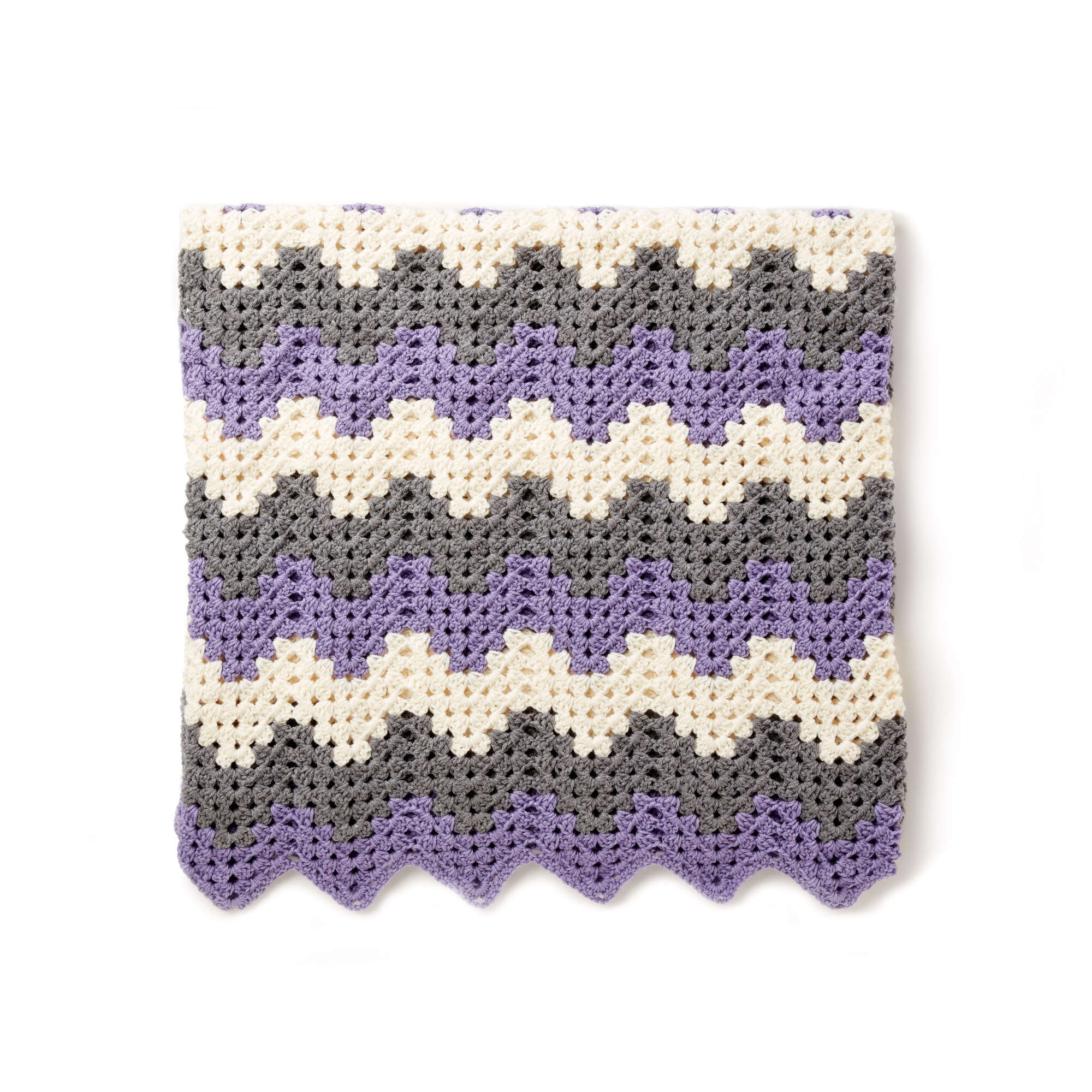Caron Crochet Granny Ripple Blanket (Digital Download)