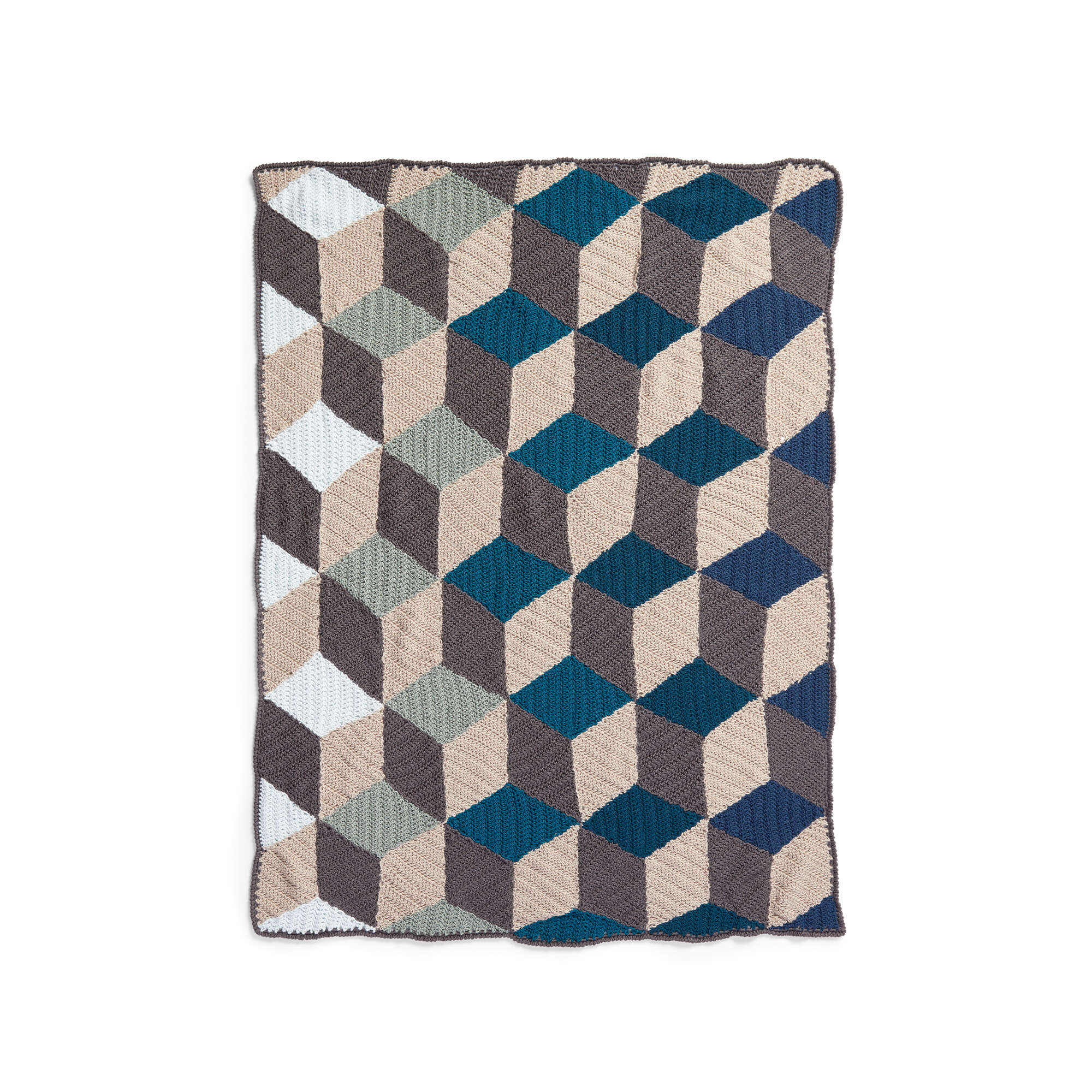Caron X Pantone Illusion Infusion Crochet Blanket (Digital Download)