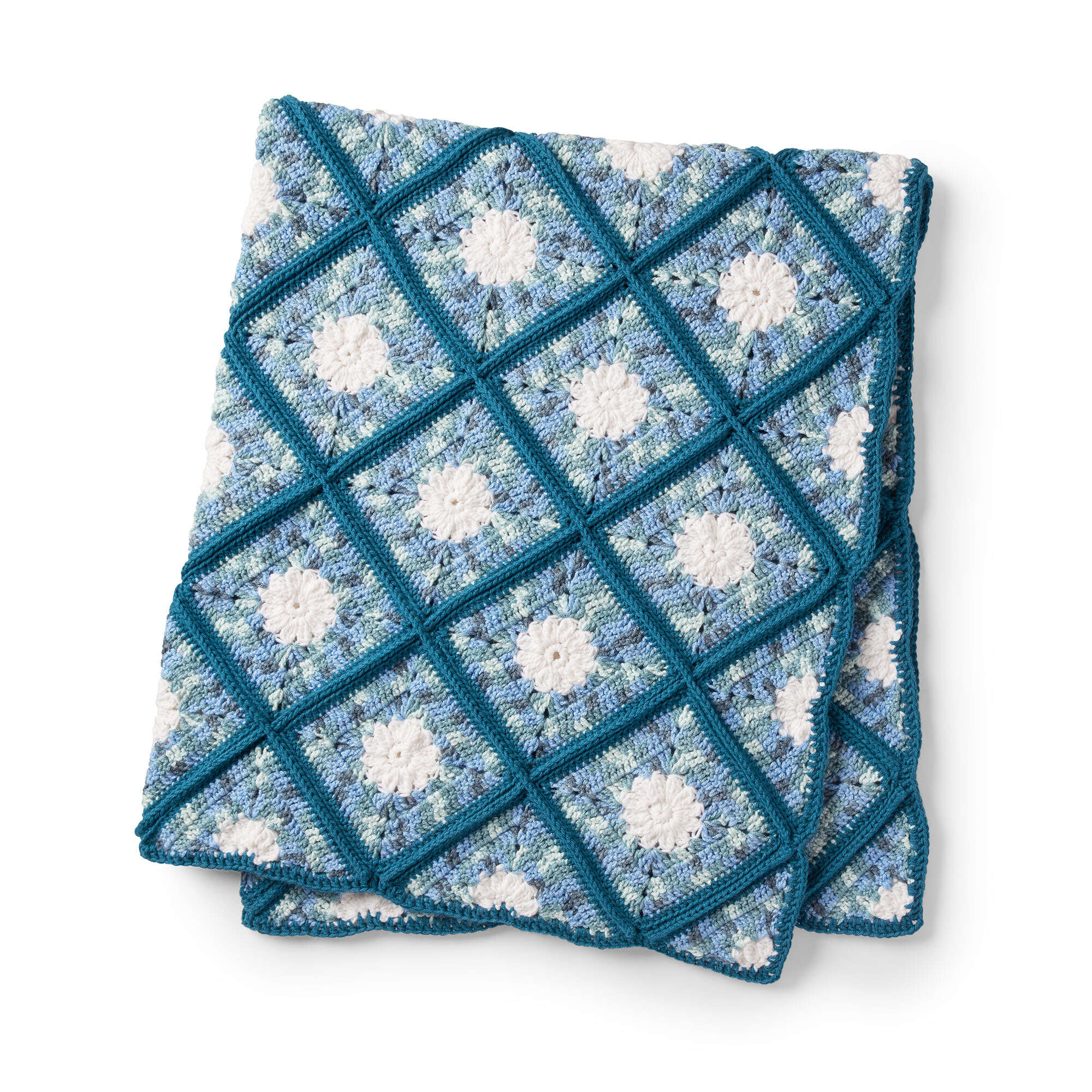 Caron Garden Lattice Crochet Afghan (Digital Download)