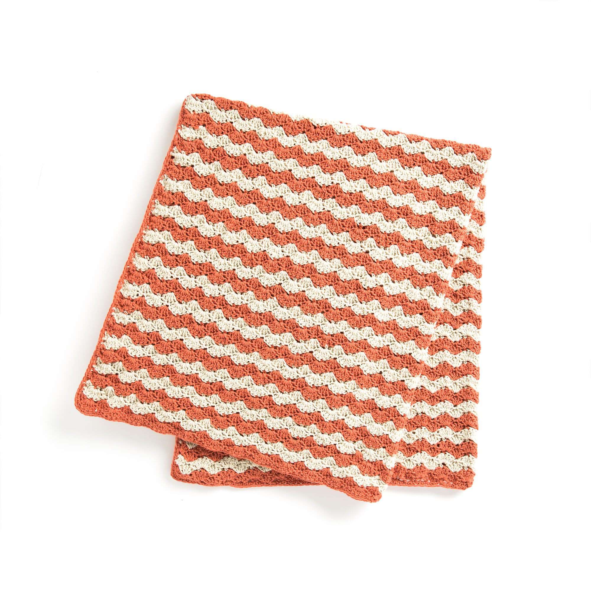 Caron Satisfying Shell Stitch Crochet Blanket (Digital Download)