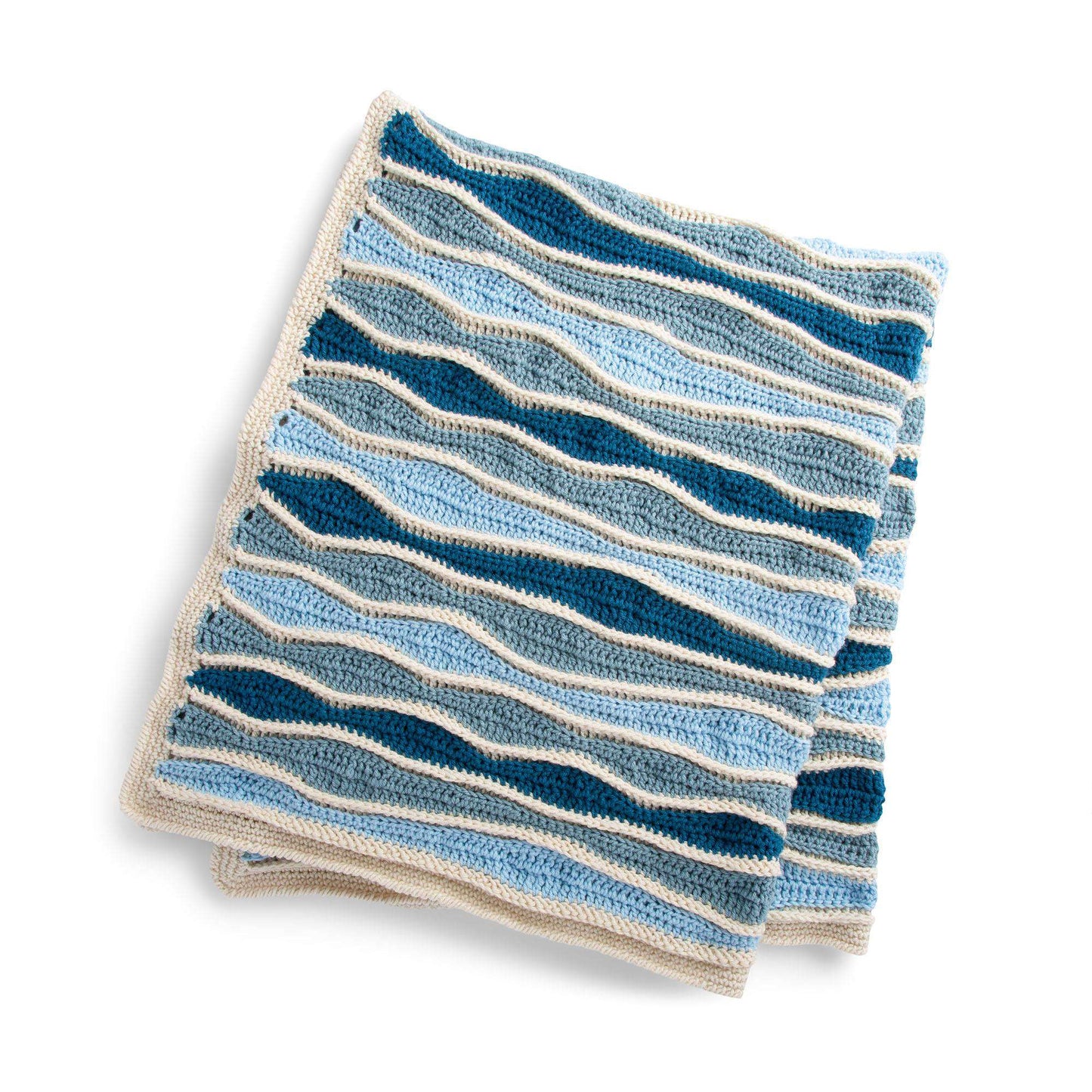 Caron Random Waves Crochet Blanket (Digital Download)