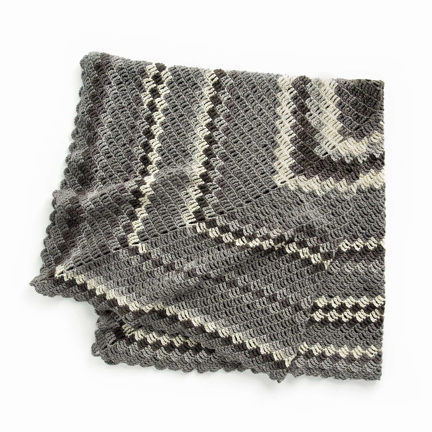 Caron Stacked from the Middle Crochet Blanket (Digital Download)