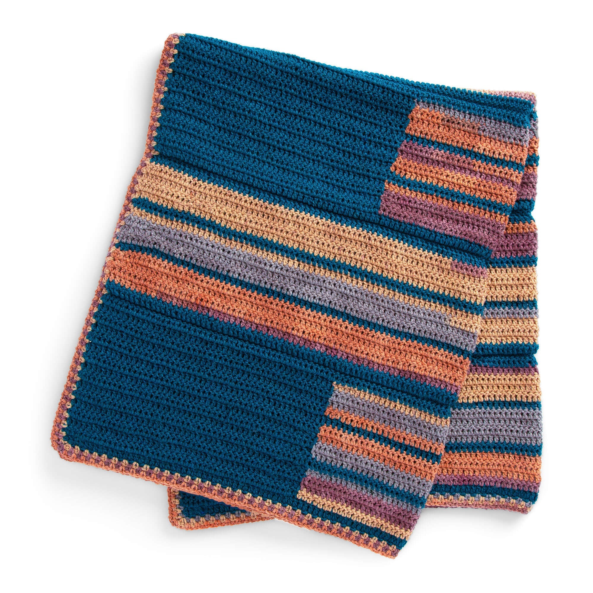 Caron Crochet Topsy Turvy Blanket (Digital Download)