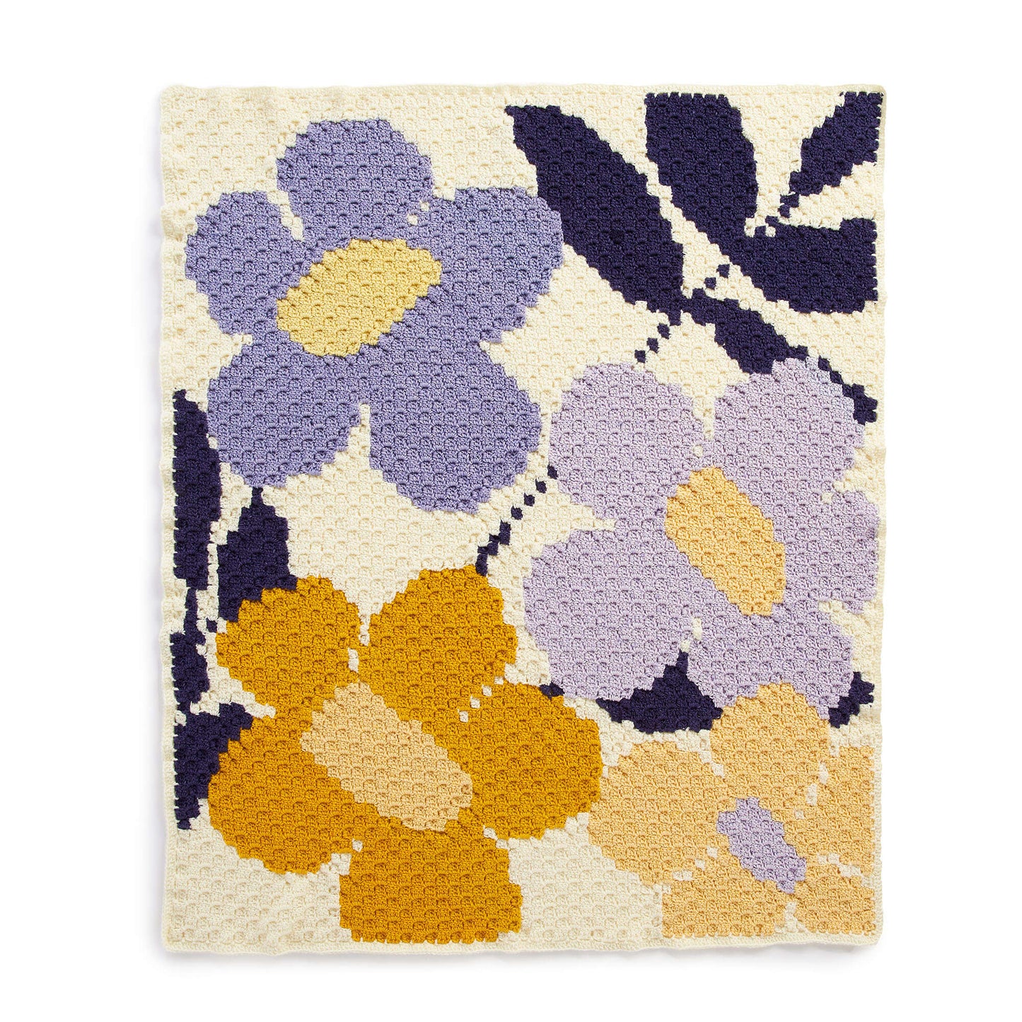 Caron Corner to Corner Popping Florals Crochet Graphghan (Digital Download)