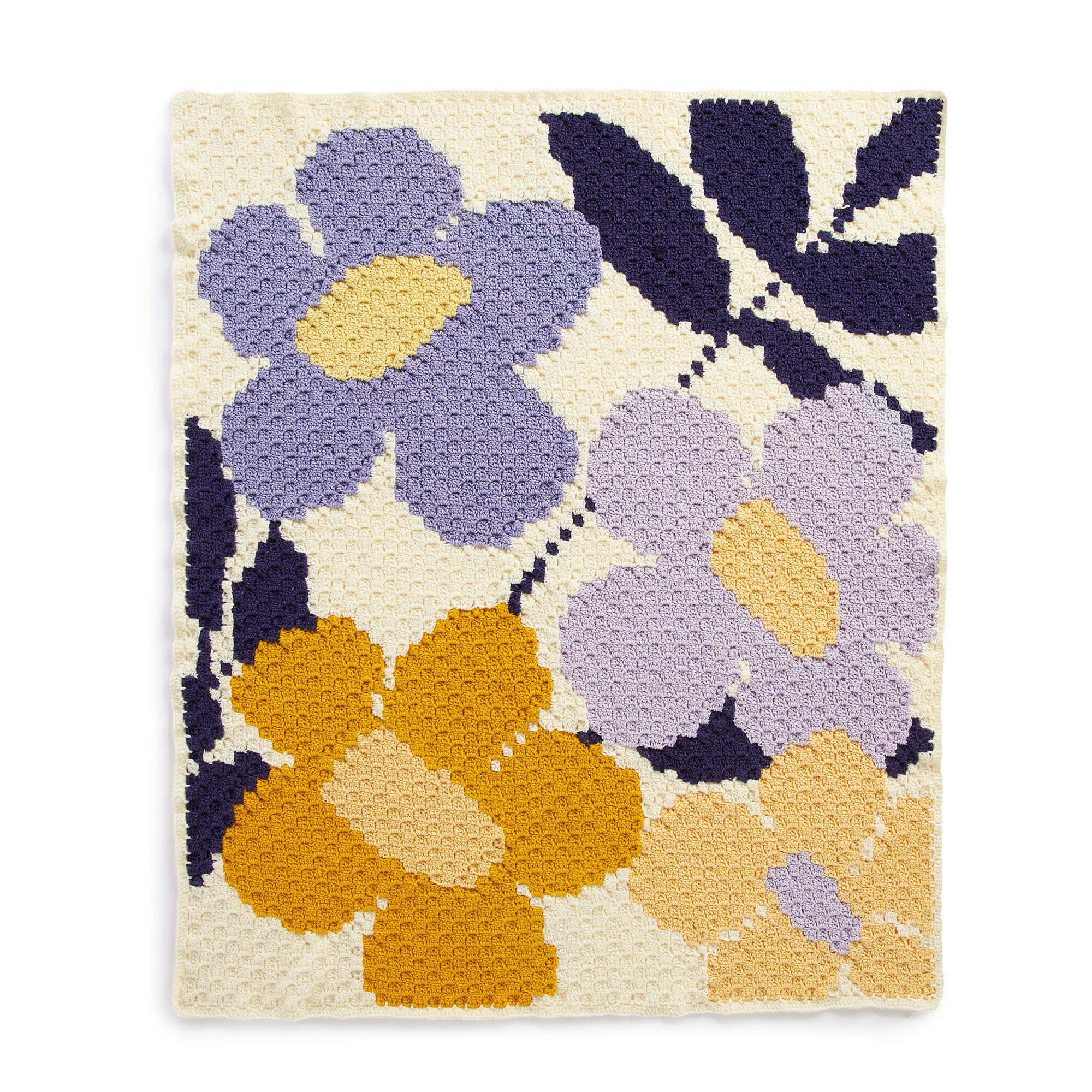 Caron Corner to Corner Popping Florals Crochet Graphghan (Digital Download)