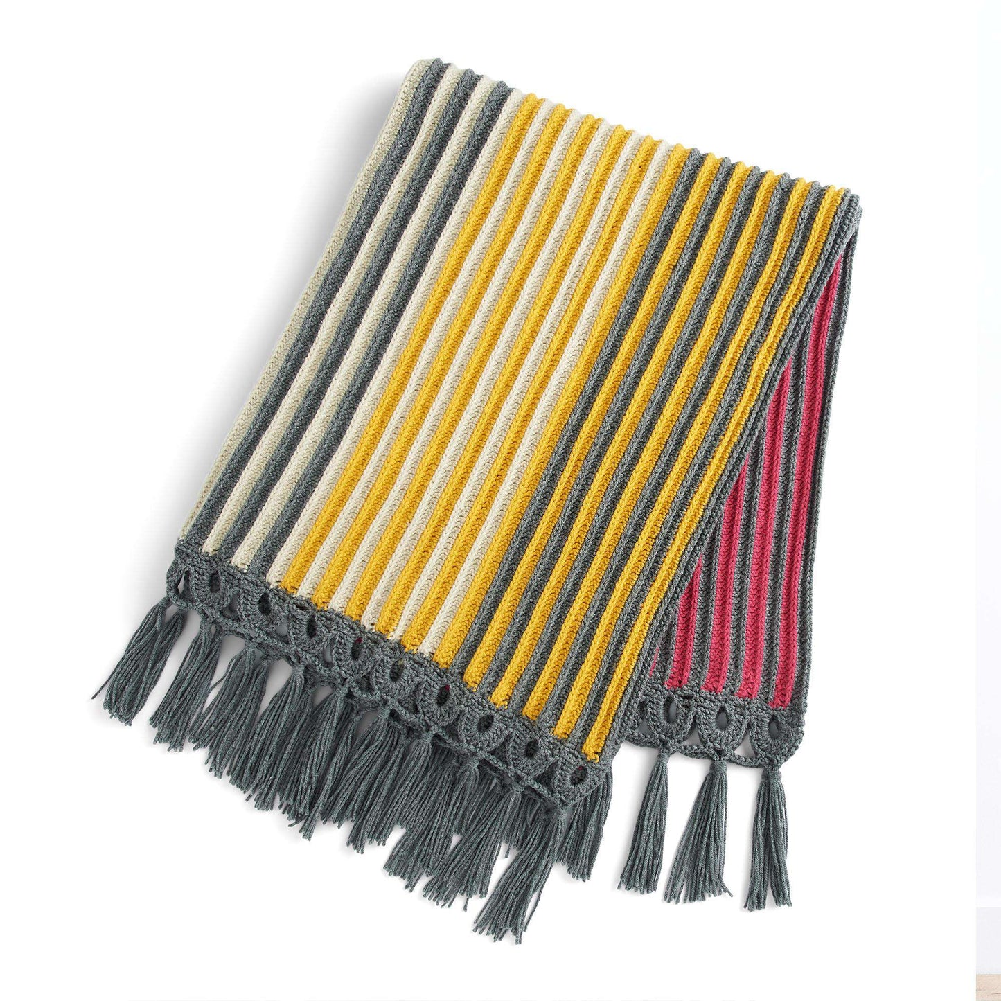 Caron Crochet Parallel Lines Throw (Digital Download)