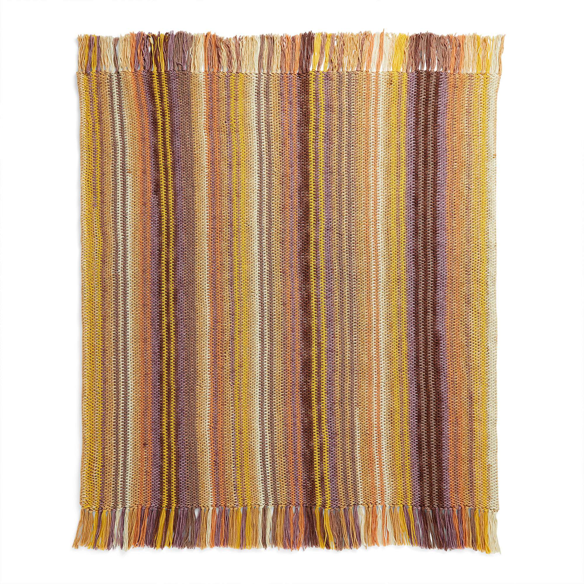 Caron Tunisian Full Stitch Crochet Blanket (Digital Download)