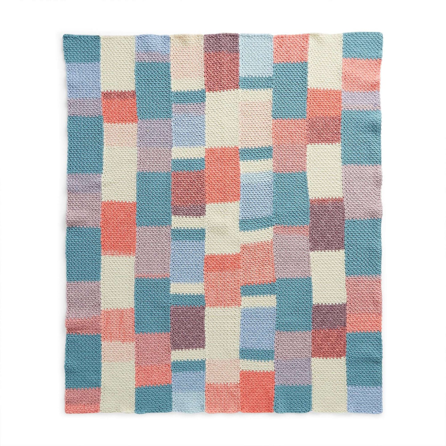 Caron Stained Glass Panels Crochet Afghan (Digital Download)