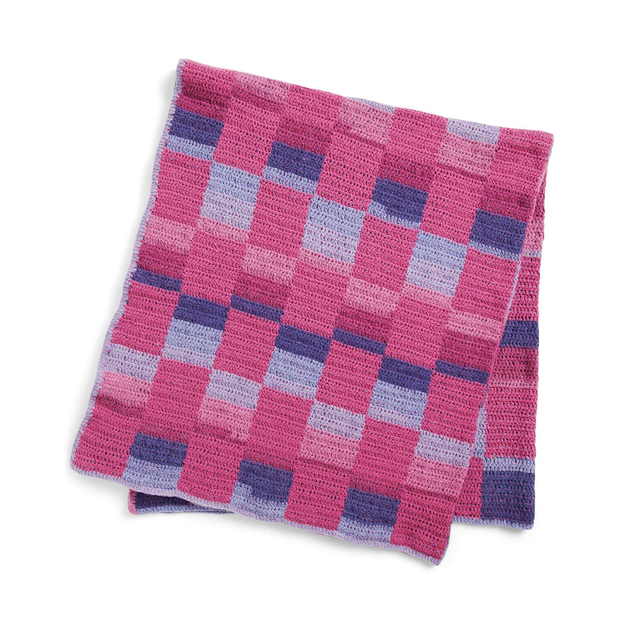 Caron Checks Out Crochet Blanket (Digital Download)