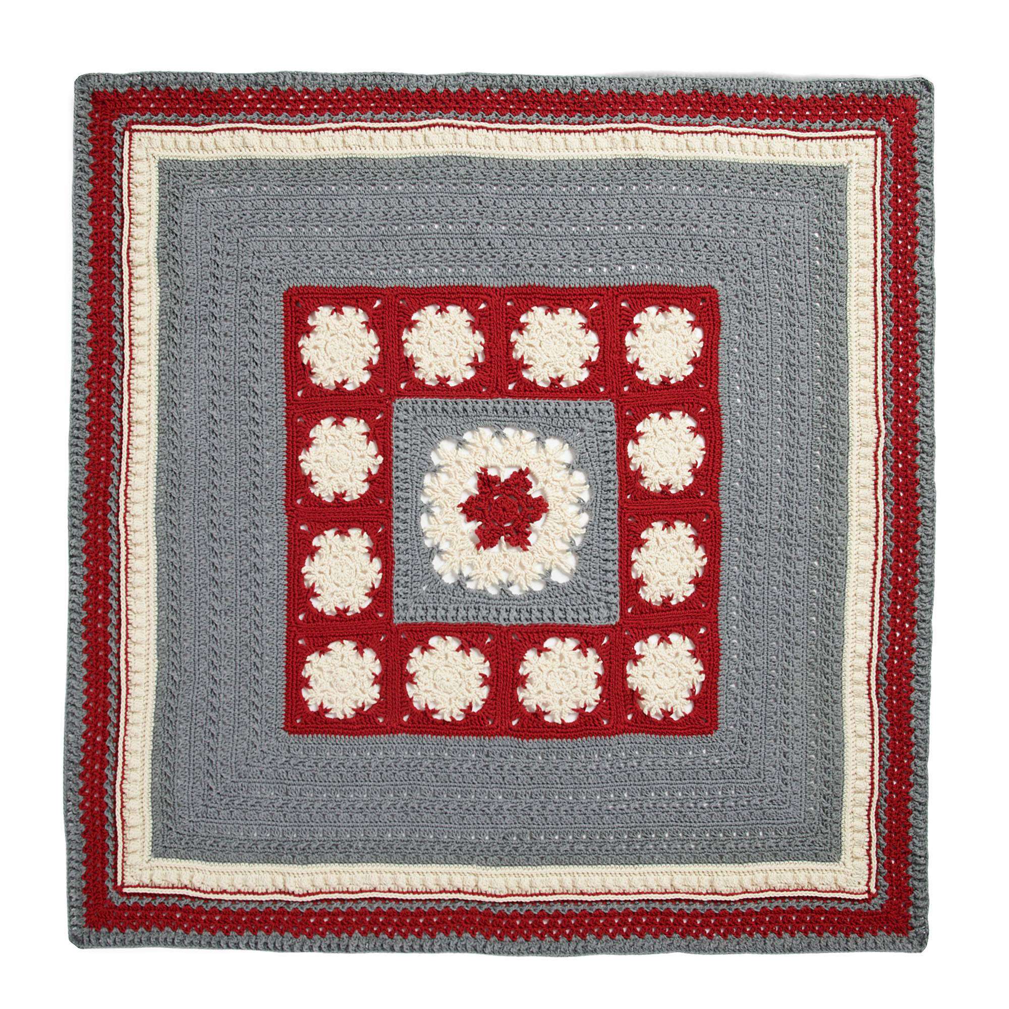 Caron Snow Days With Hot Chocolate Crochet Blanket (Digital Download)
