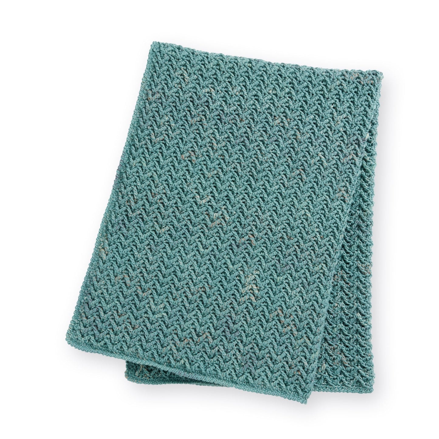 Caron Herringbone Texture Crochet Blanket (Digital Download)