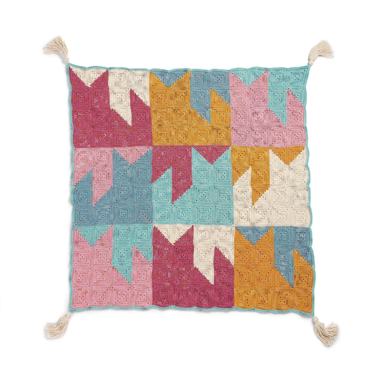 Caron Many Kittens Crochet Blanket (Digital Download)