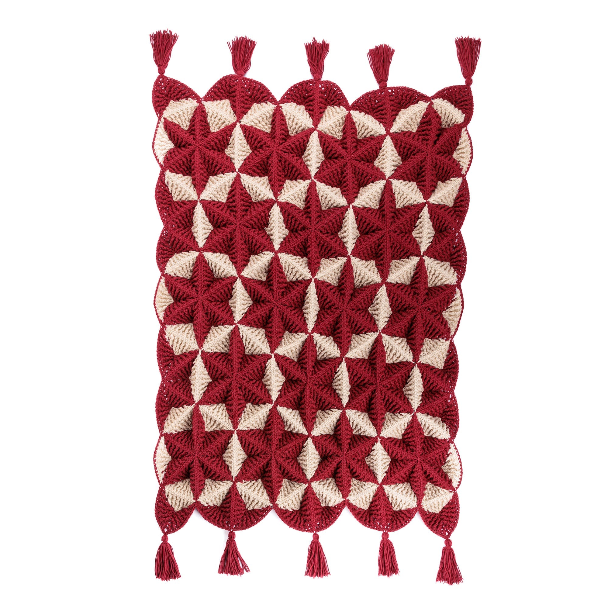 Caron Crochet 3D Star Blanket (Digital Download)