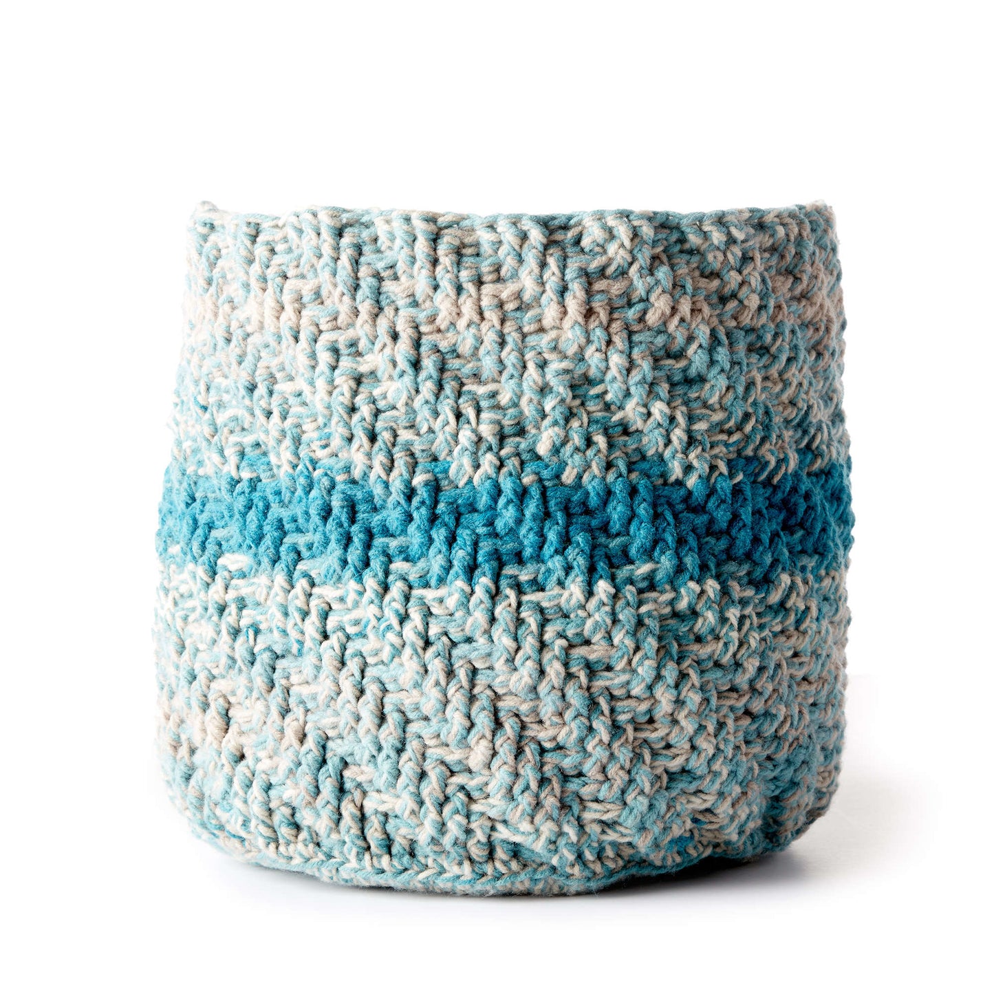 Caron Marled Crochet Basket (Digital Download)
