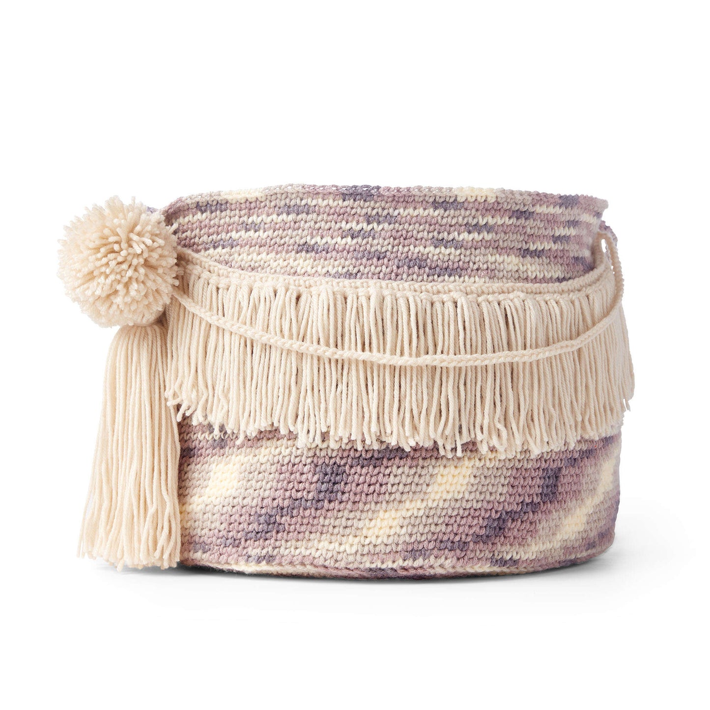 Caron Dressed-up Crochet Basket (Digital Download)