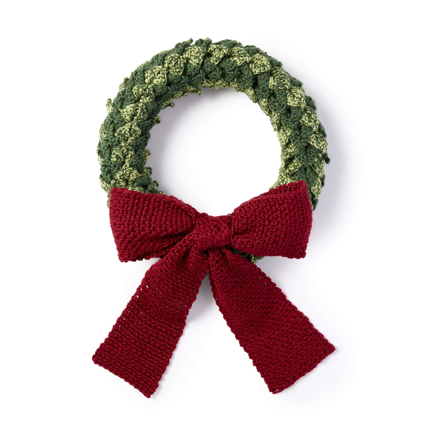 Caron Crochet Layered Leaves Wreath (Digital Download)