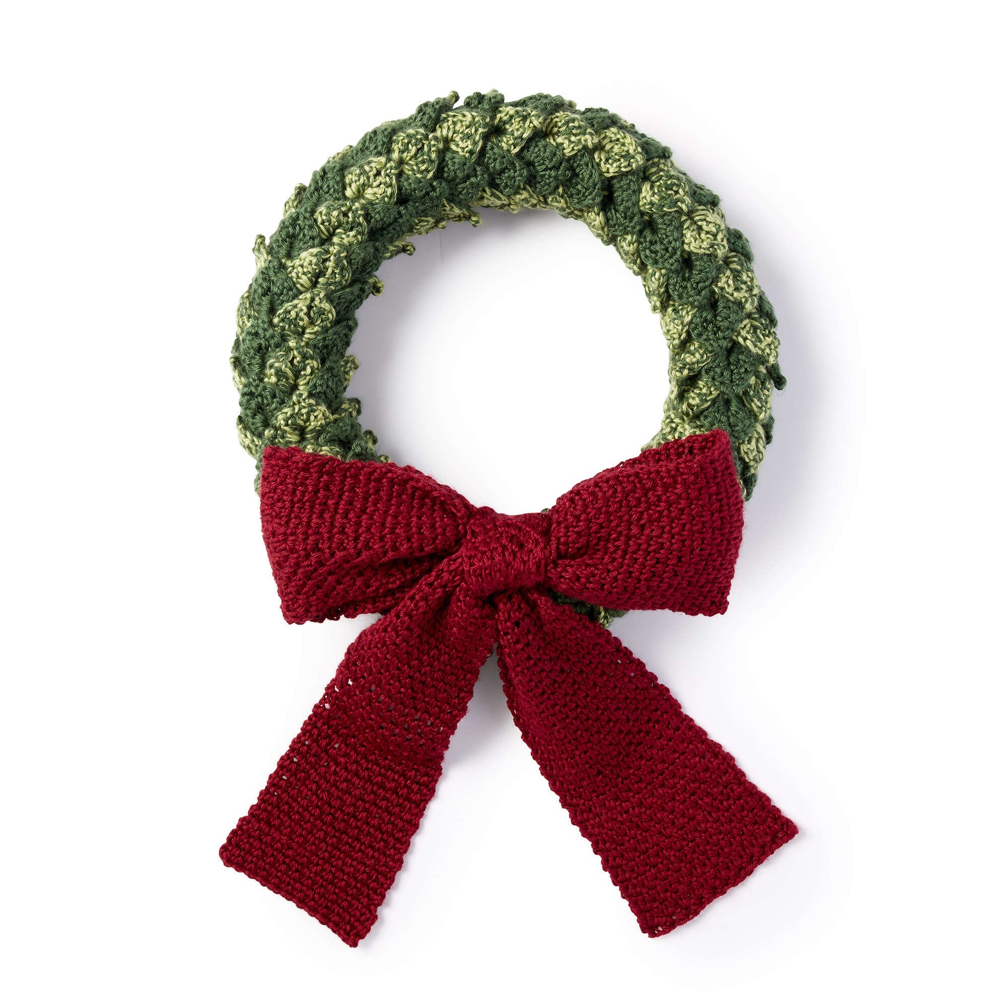 Caron Crochet Layered Leaves Wreath (Digital Download)