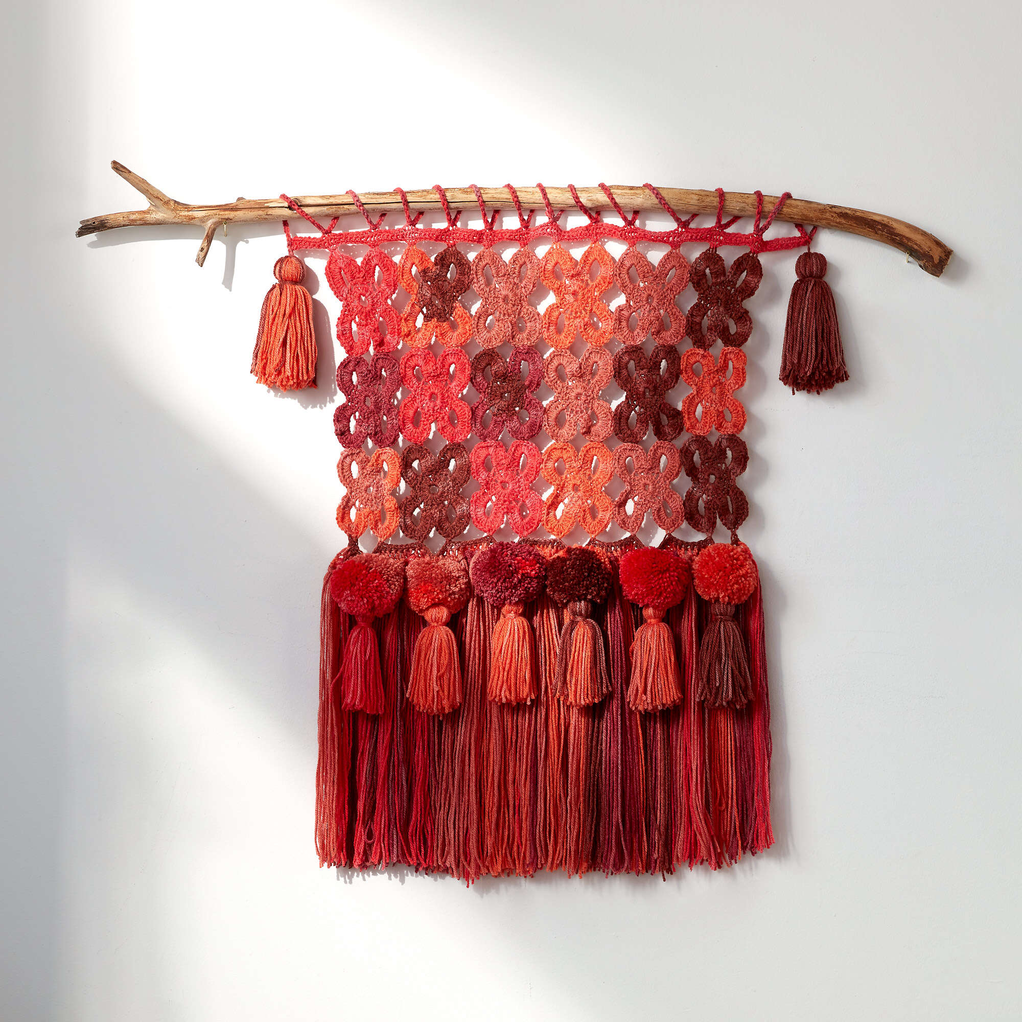 Caron Boho Crochet Wall Hanging (Digital Download)