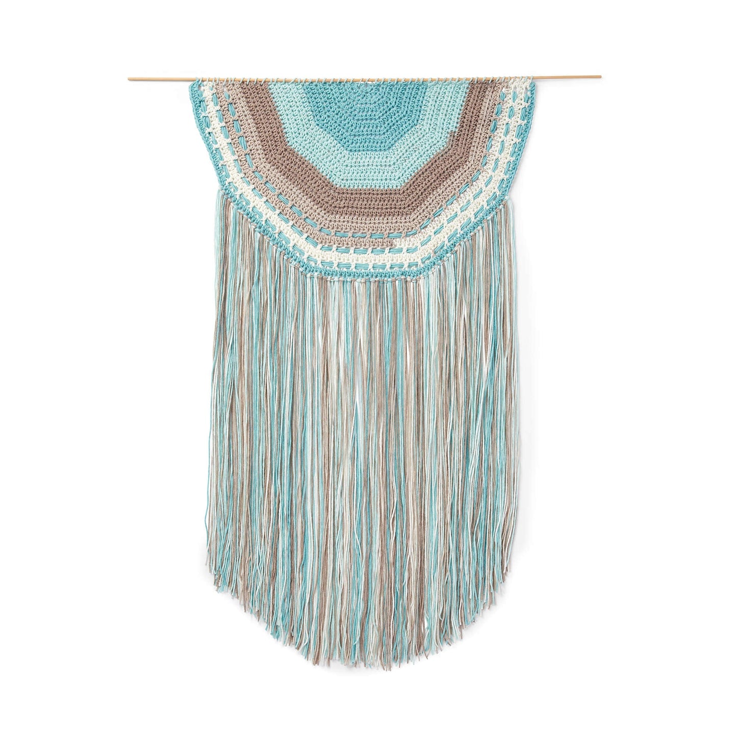 Caron Half Moon Crochet Wall Hanging (Digital Download)