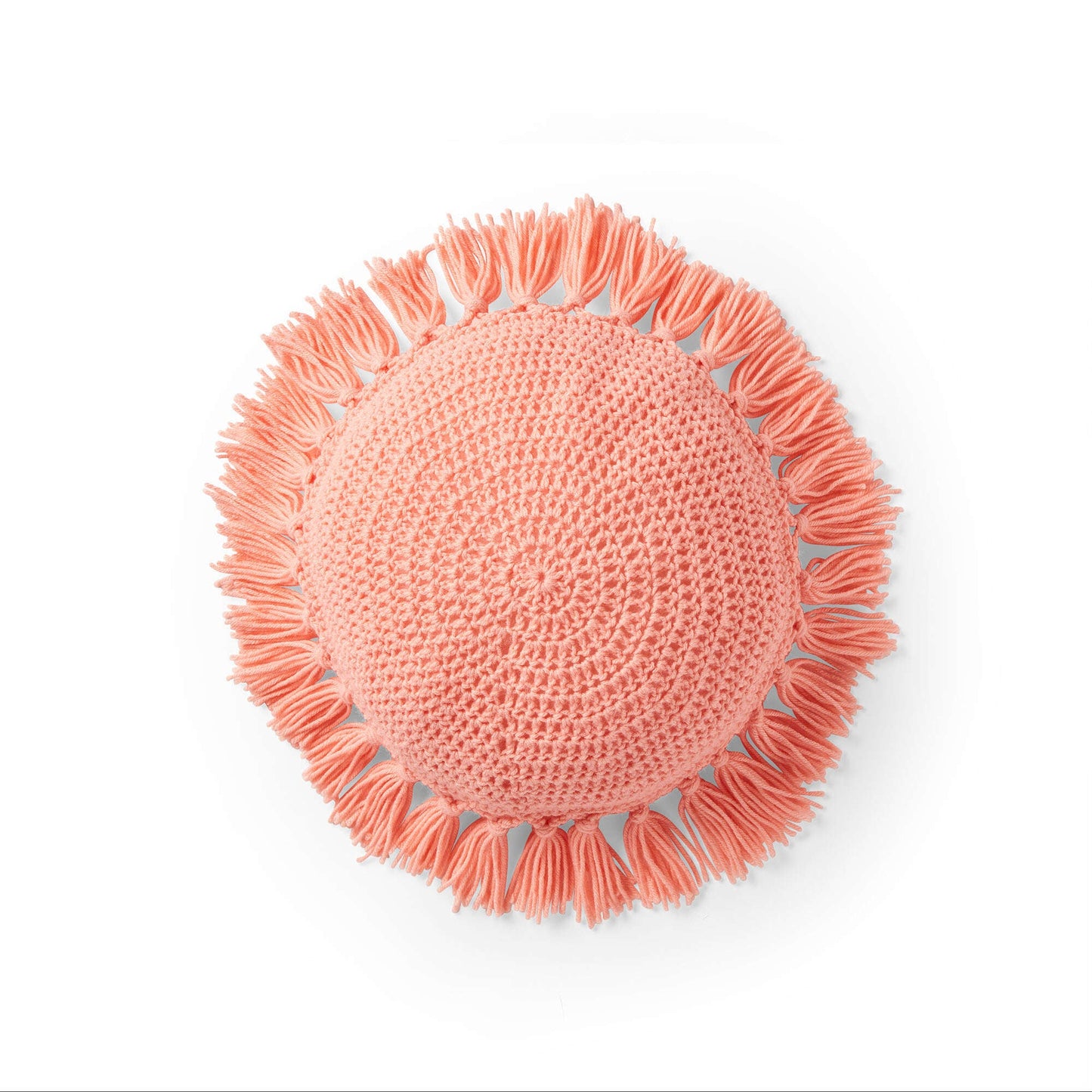 Caron Tassels All Around Crochet Pillow (Digital Download)