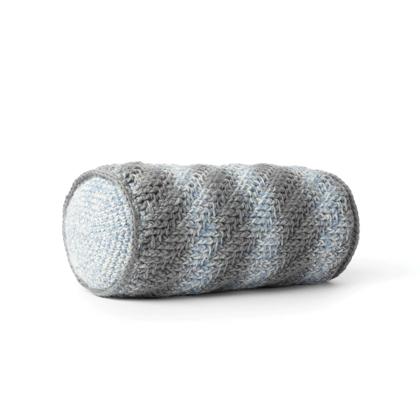 Caron Swirling Stripes Crochet Pillow (Digital Download)