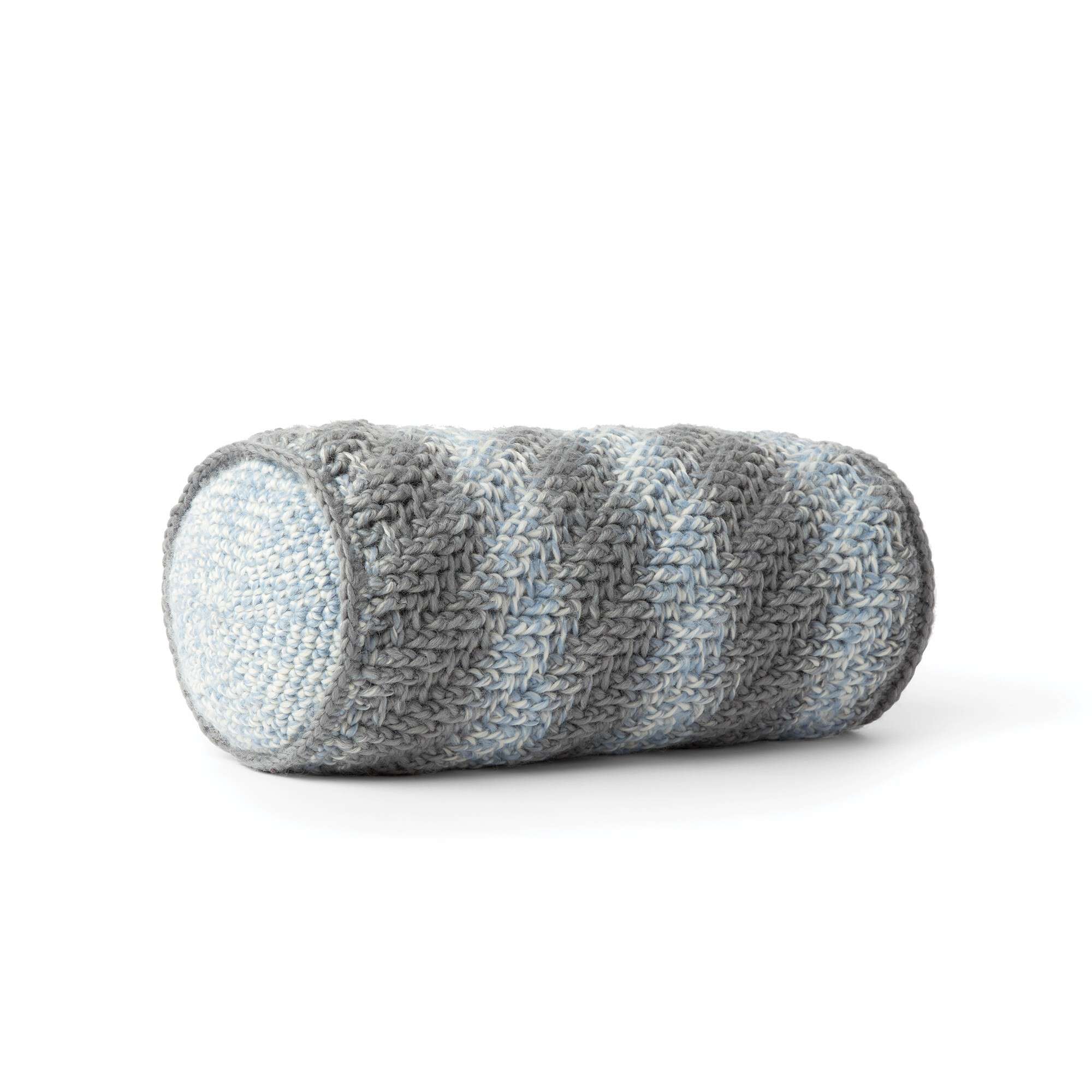 Caron Swirling Stripes Crochet Pillow (Digital Download)