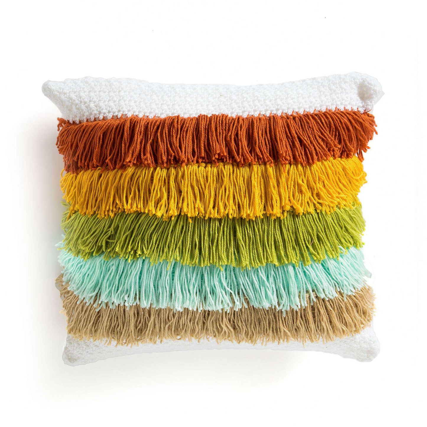 Caron Fabulous Fringe Crochet Pillow (Digital Download)